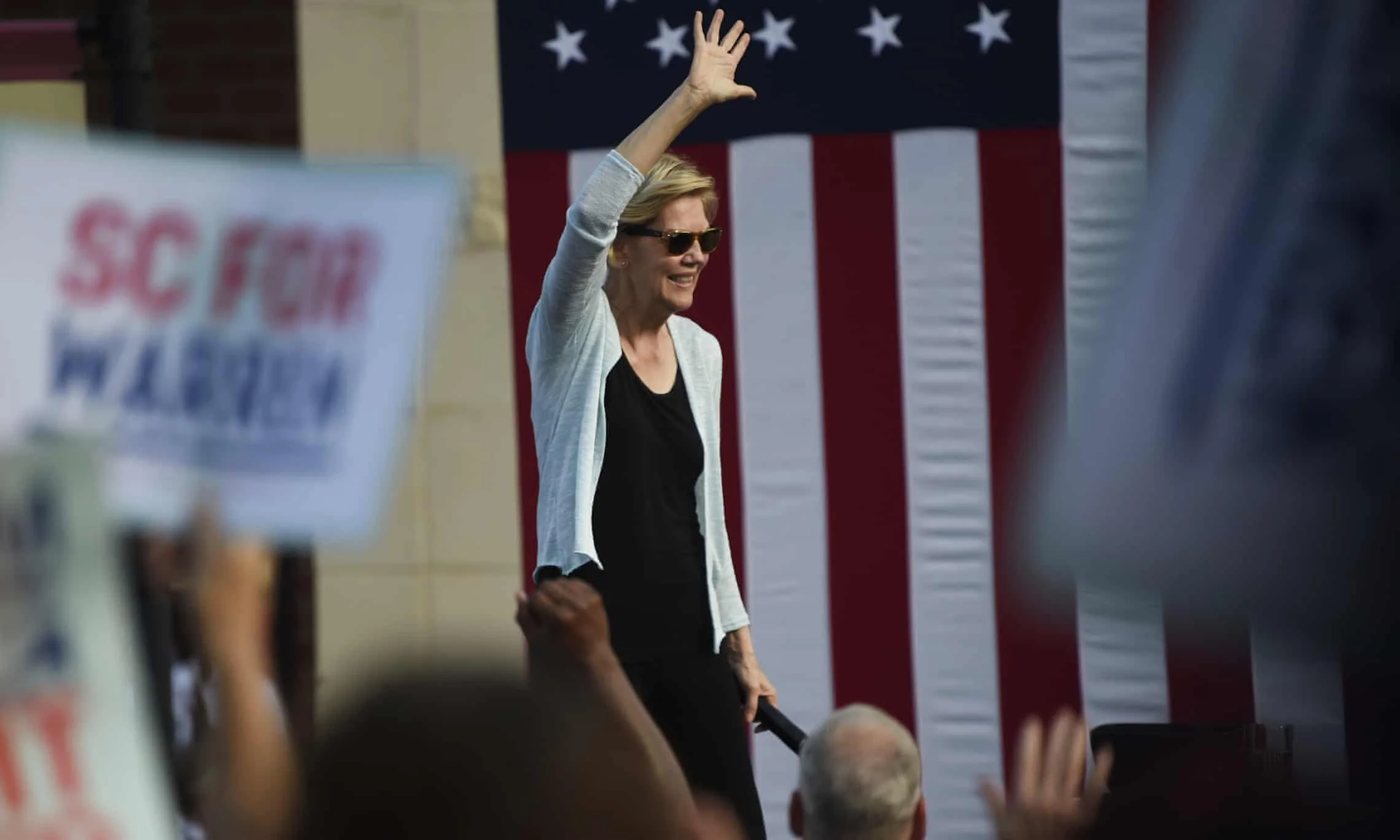 ‘She’s on fire’: Elizabeth Warren on the rise – but has work to do to win black voters