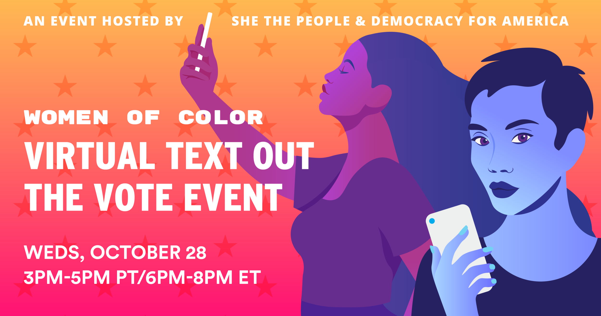 Women of Color Virtual Text Banking