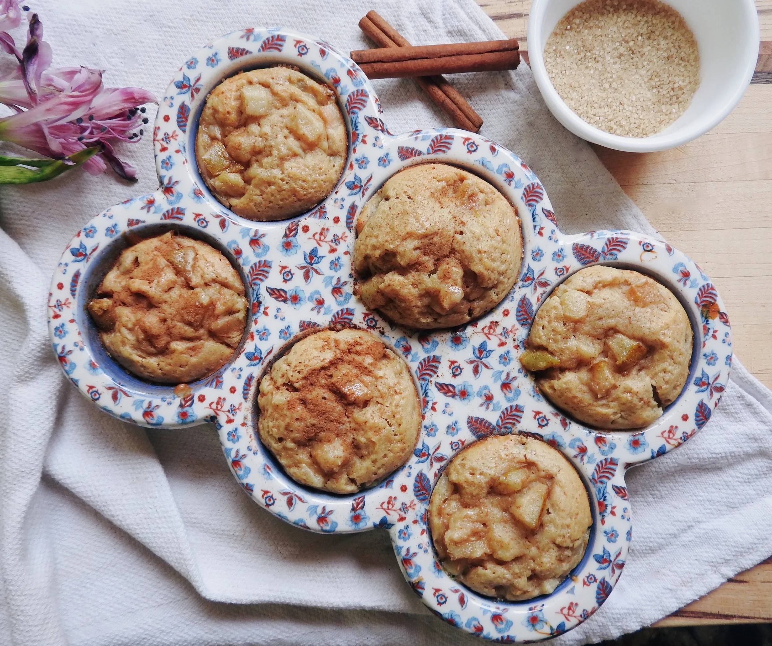 Pear and Olive Oil Muffins