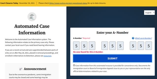 How to Find Information About Your Immigration Court Case — ILAP Maine