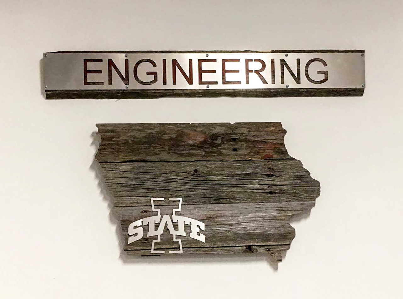 Engineering College shows off equipment and skill with new campus-made signs - ECR