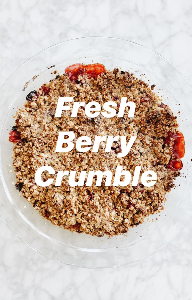 Fresh Berry Crumble Recipe