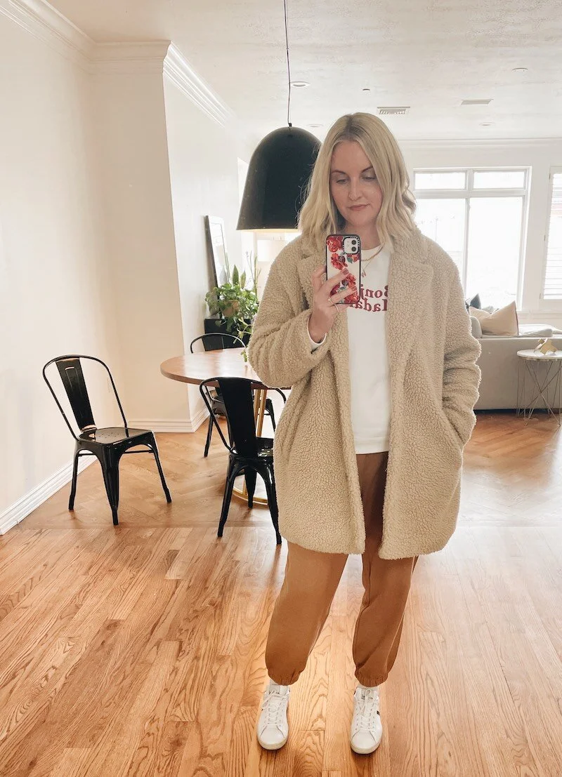 Currently Wearing: Cozy Coats + Stylish Sweats