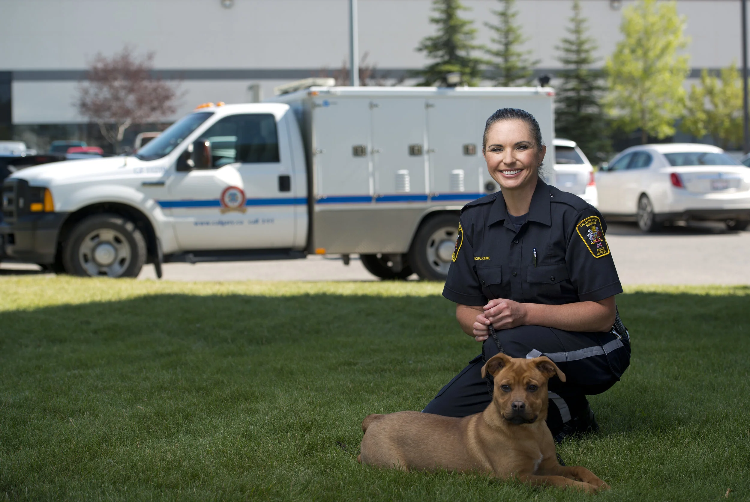  August 17, 2012 - Calgary - CUPE members pose for photos at their locations. Photo by Jimmy Jeong 