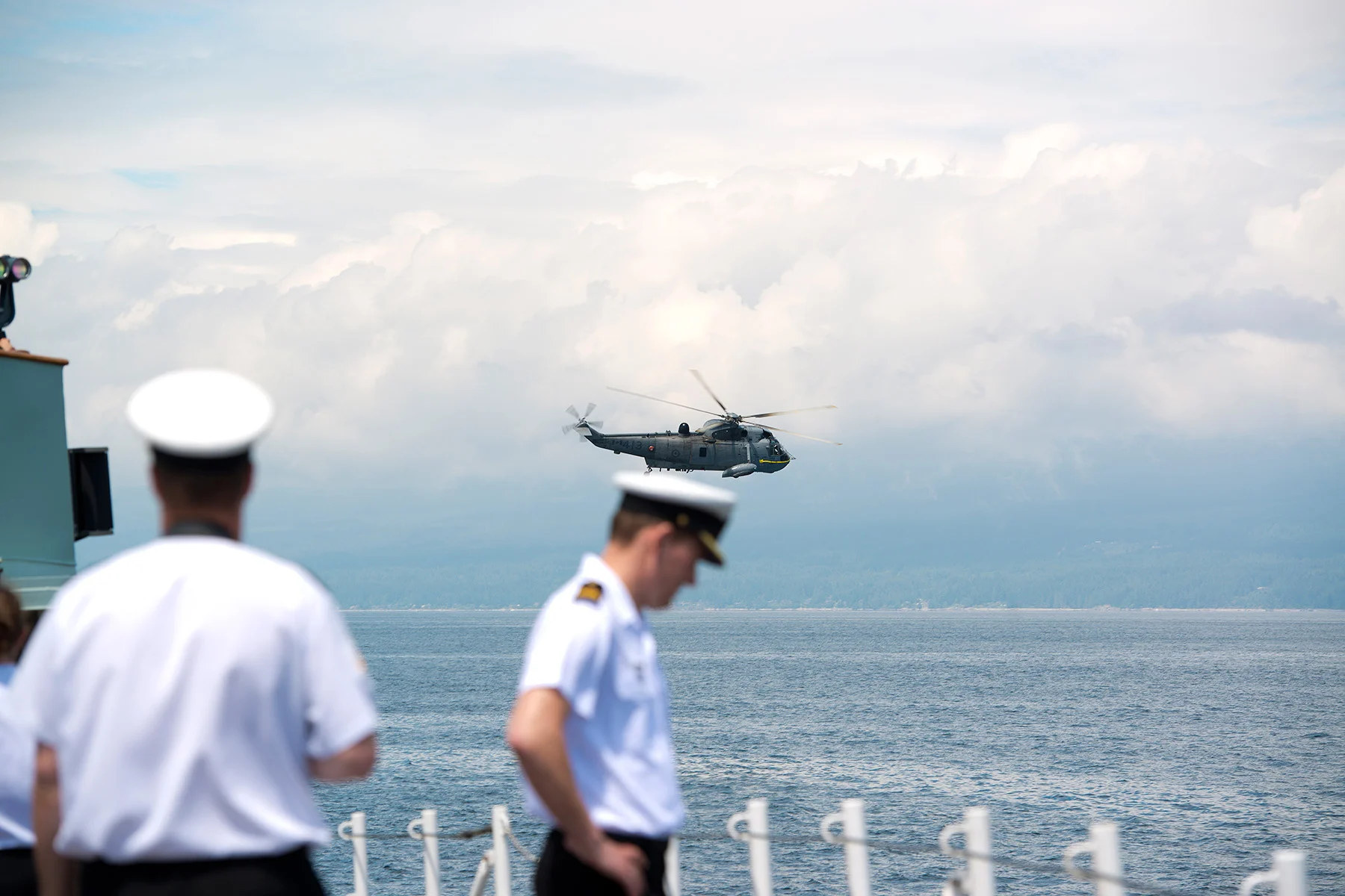 June 10, 2014 - Vancouver, B.C. - Canadian navy vessel HMCS Winnipeg. Photo by Jimmy Jeong
