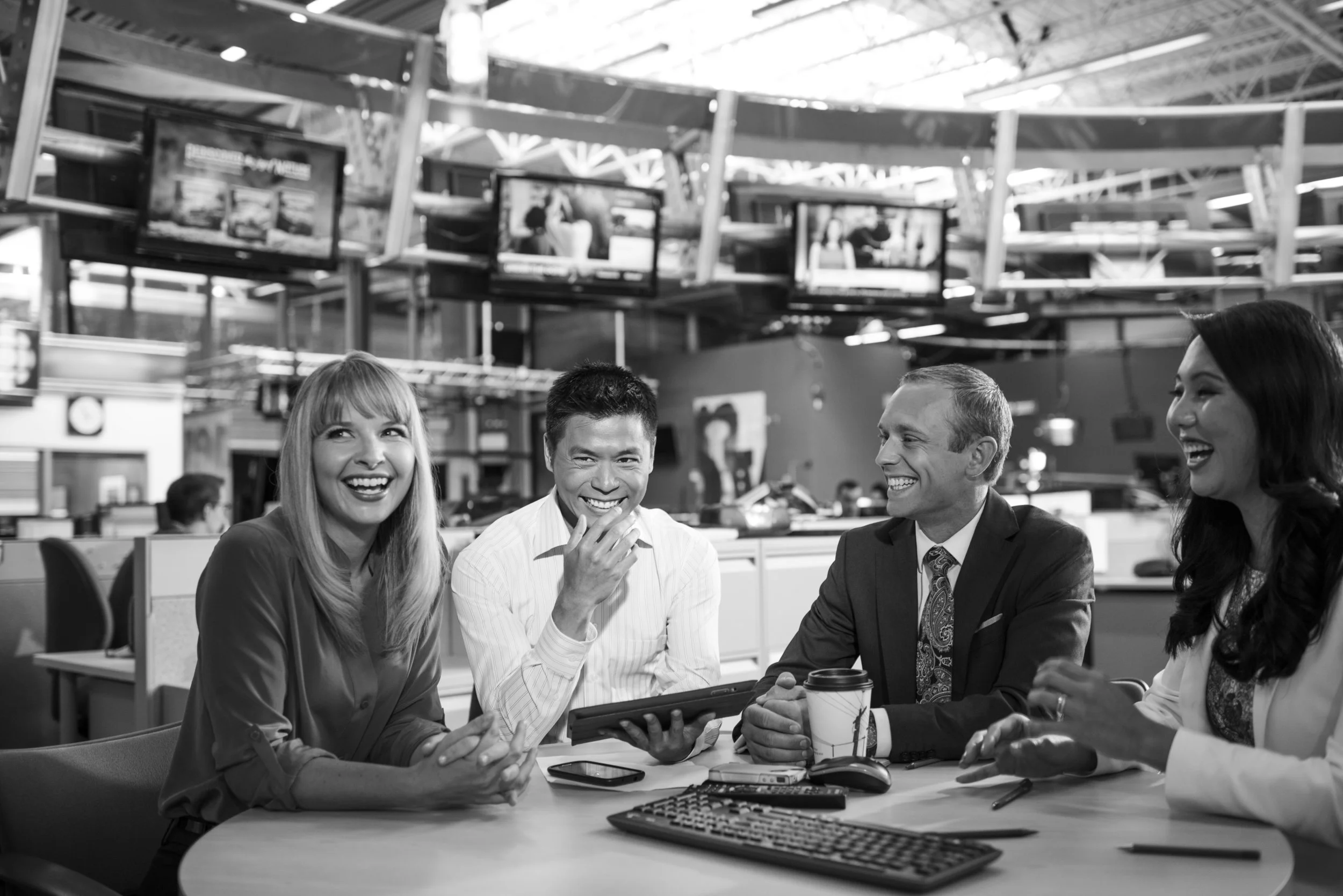  July 21, 2015 - Vancouver, BC - CBC Vancouver news anchors. Photo by Jimmy Jeong / JimmyShoots.com 