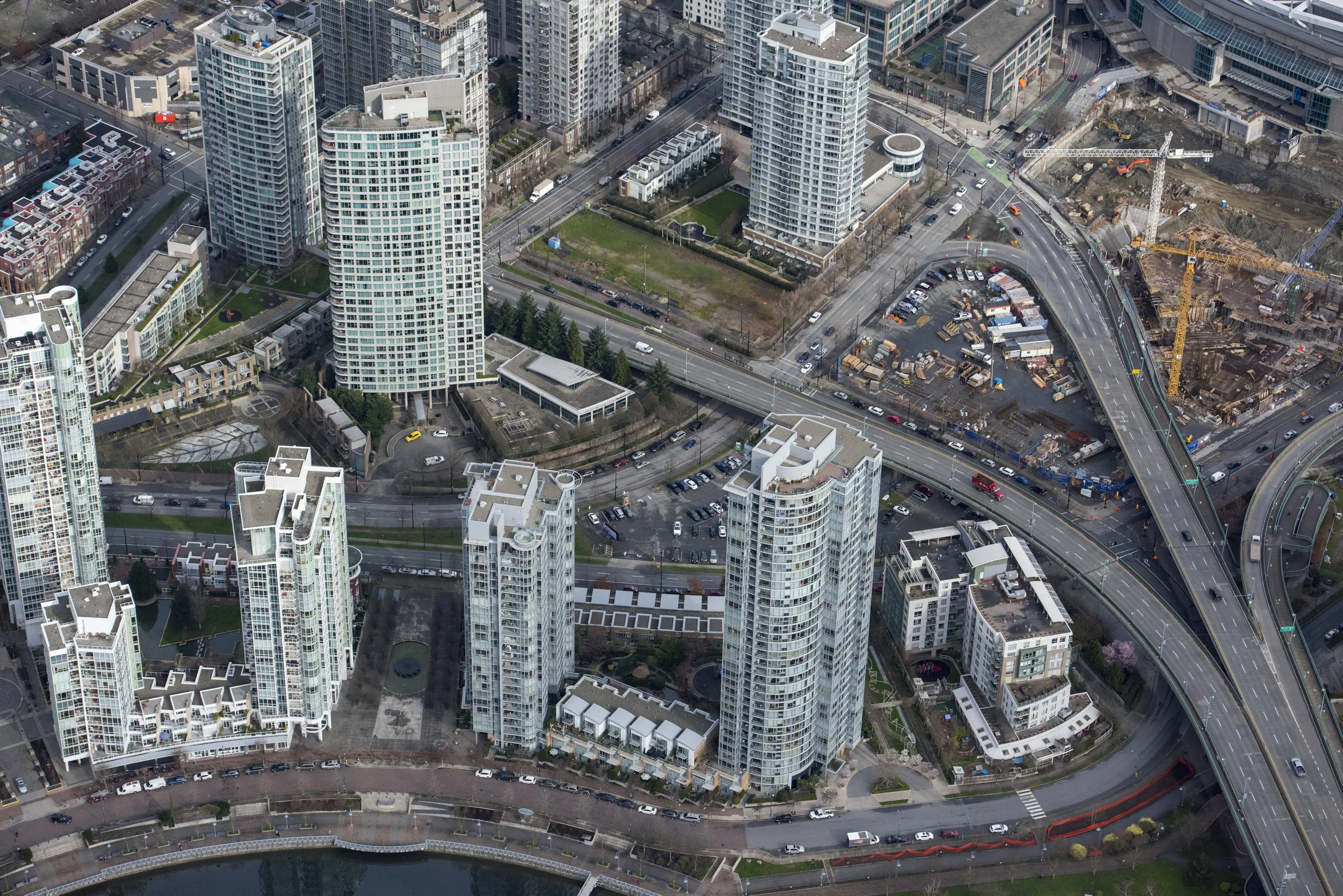 Aerial Photo of Vancouver Apartments