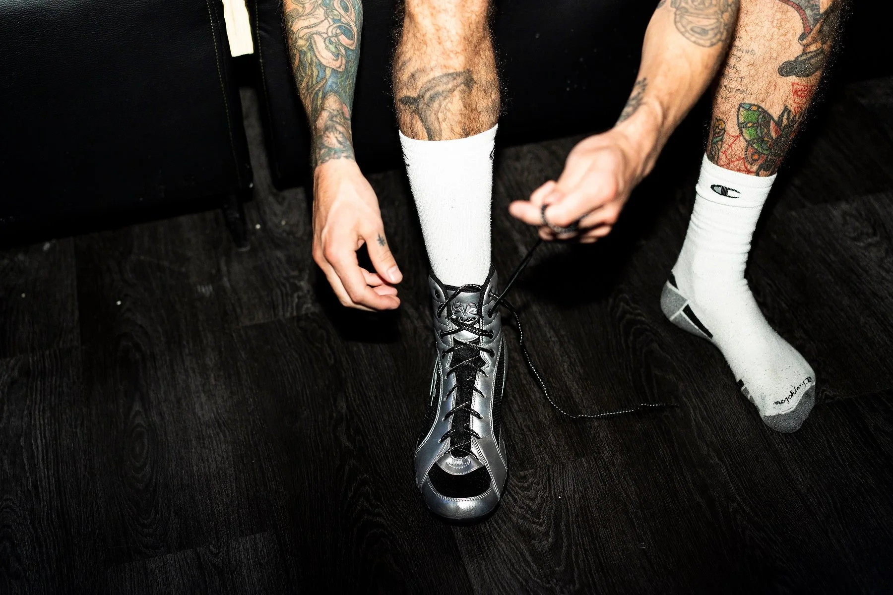  Boxers compete in the 10th annual Restaurant Rumble organized by the Aprons for Globes Boxing Association in Vancouver, B.C., on August 25, 2022. The fundraiser was originally started to help build the Eastside Boxing Gym after the historic Astoria 