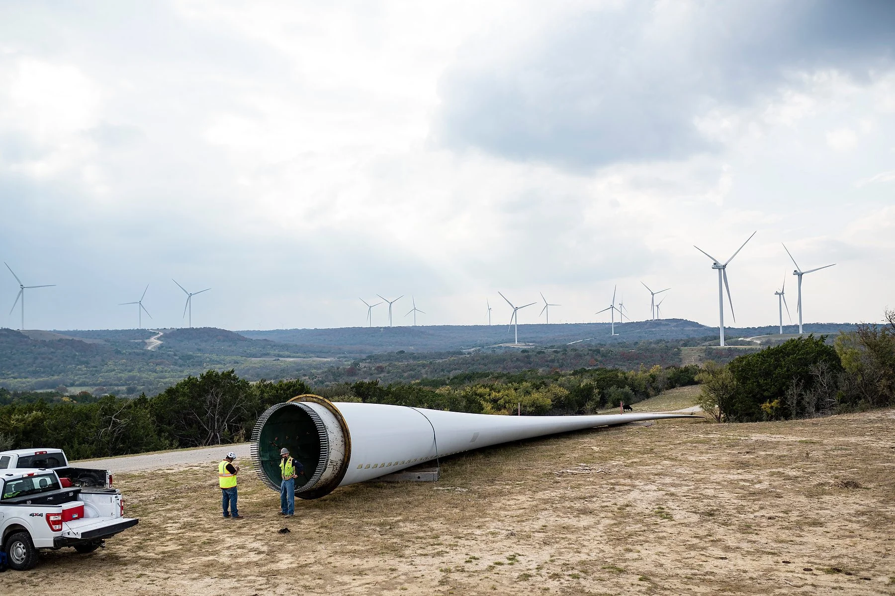  Capital Power’s Buckthorn Wind in Mingus, Texas. USA, on December 08, 2022. Jimmy Jeong 