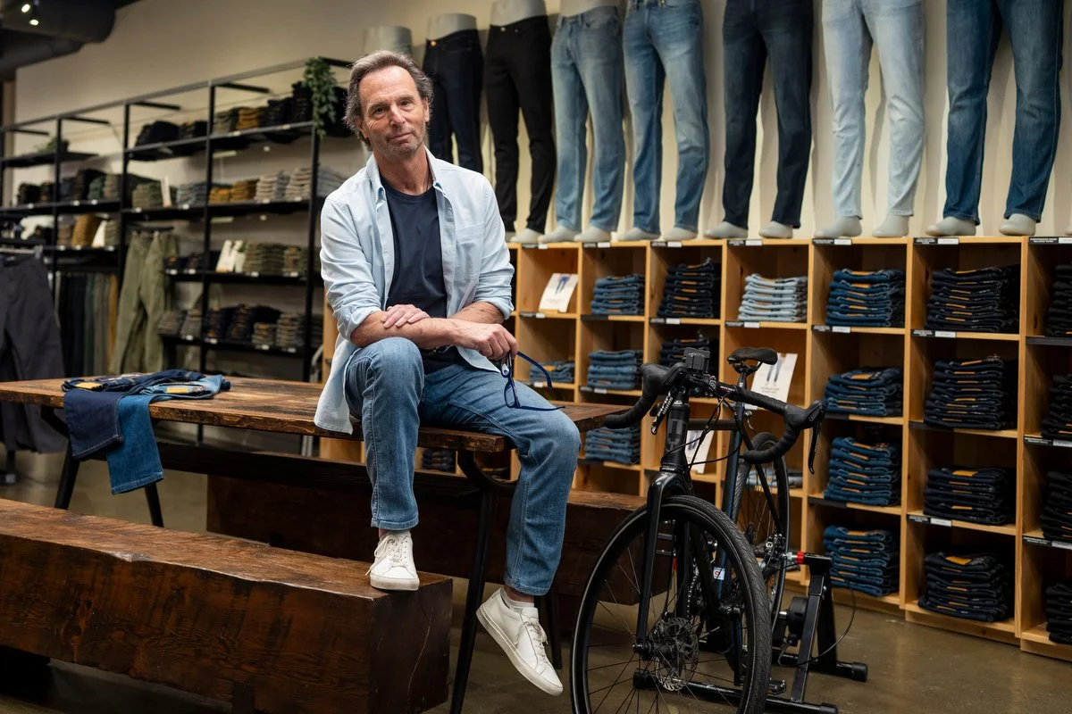  DUER founder Gary Lenett at one of his stores in Kitsilano Vancouver, B.C., on June 21, 2025. Jimmy Jeong/The Globe and Mail.  