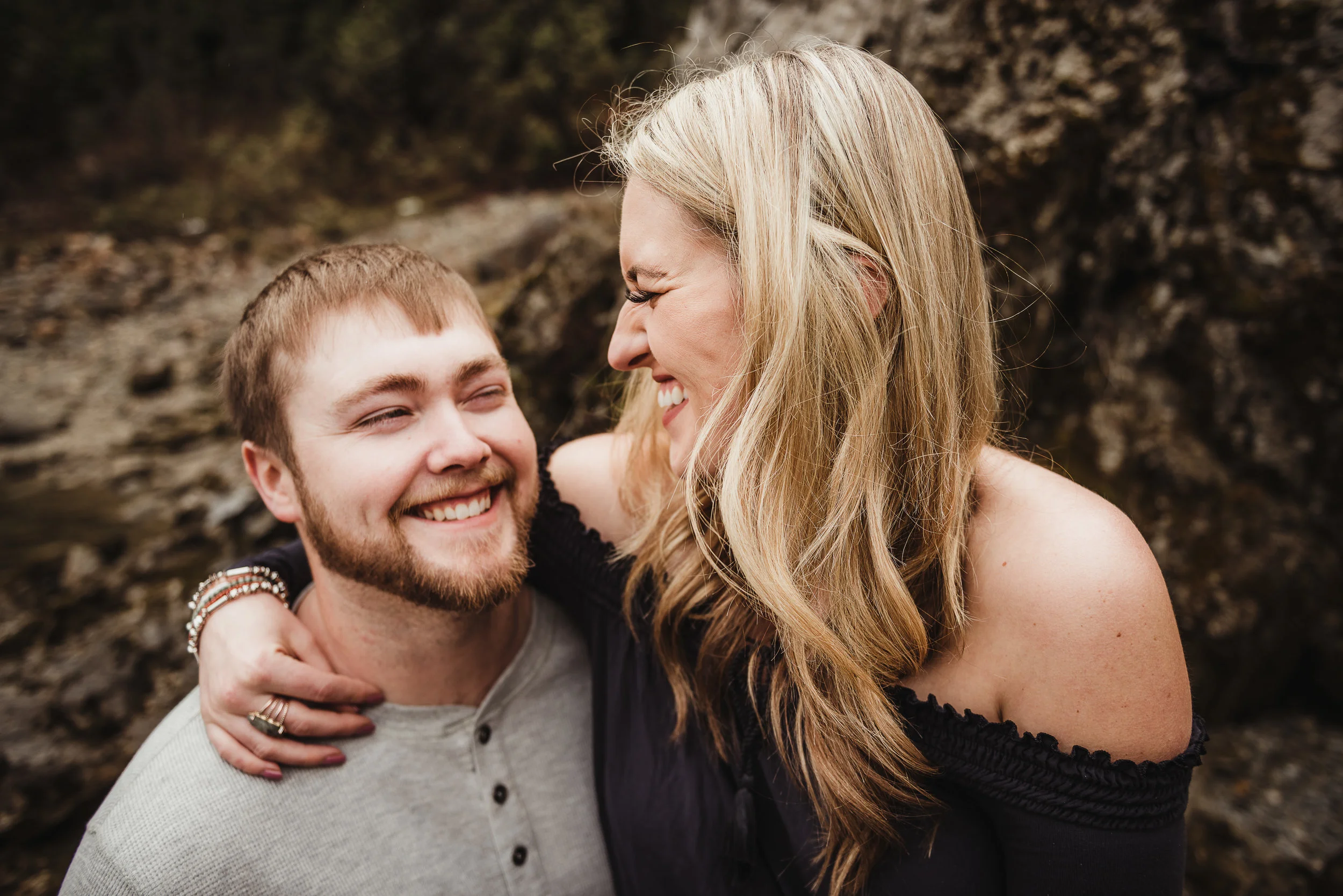 kendra &amp; john // mountain engagement session // metaline falls, wa
