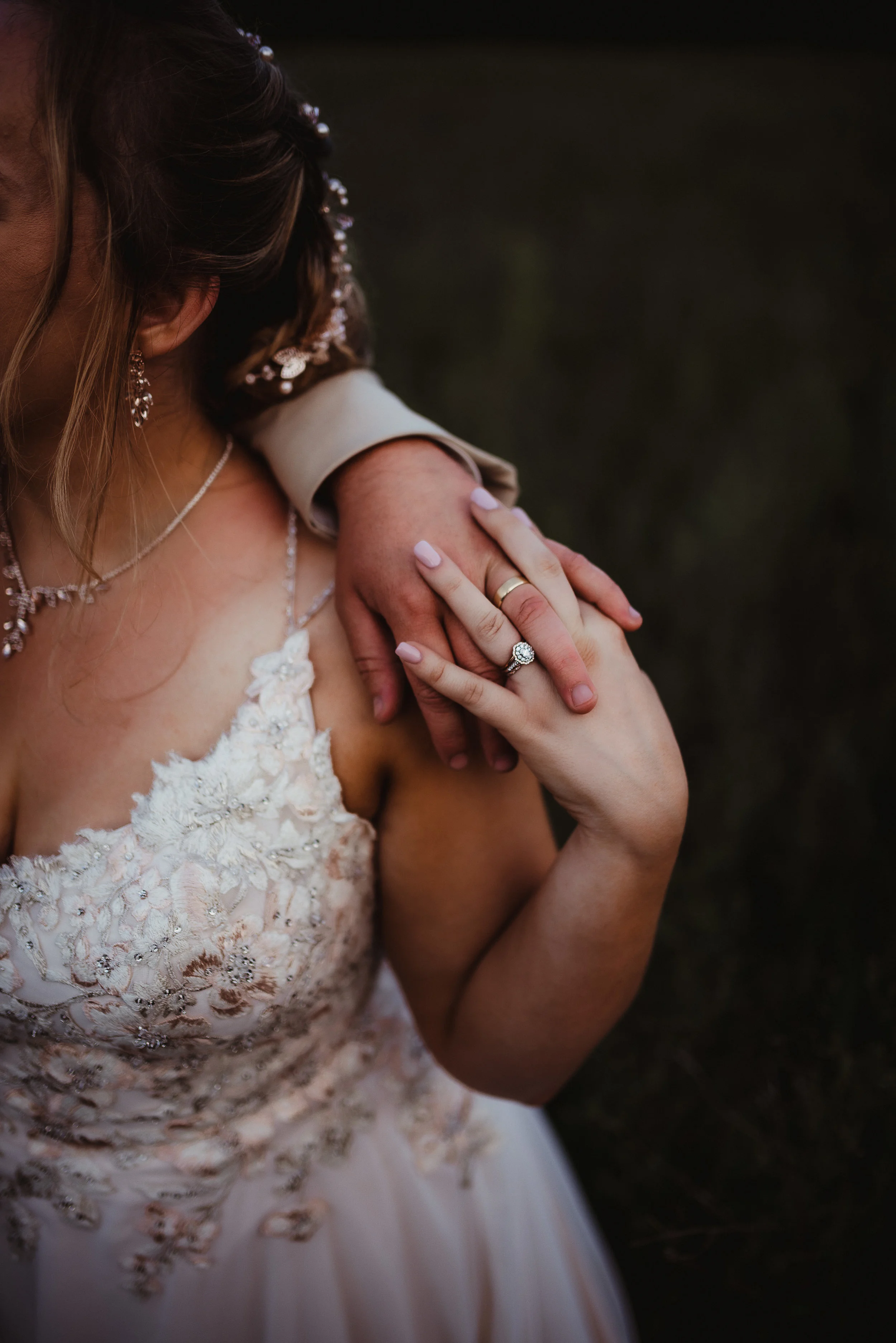 cassidy &amp; grant // romantic july wedding // metaline falls, wa