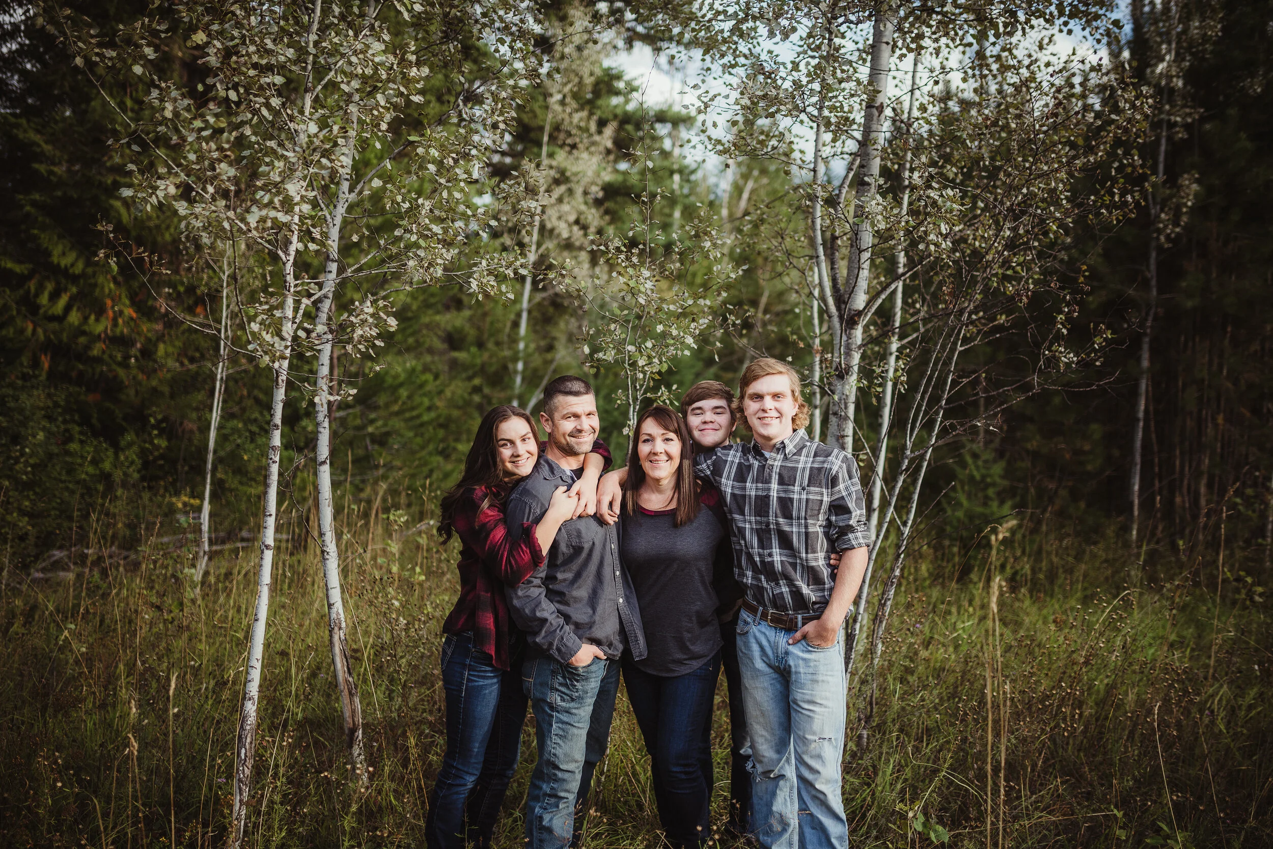 fall family session with a campfire // the petrich family // metaline falls wa 