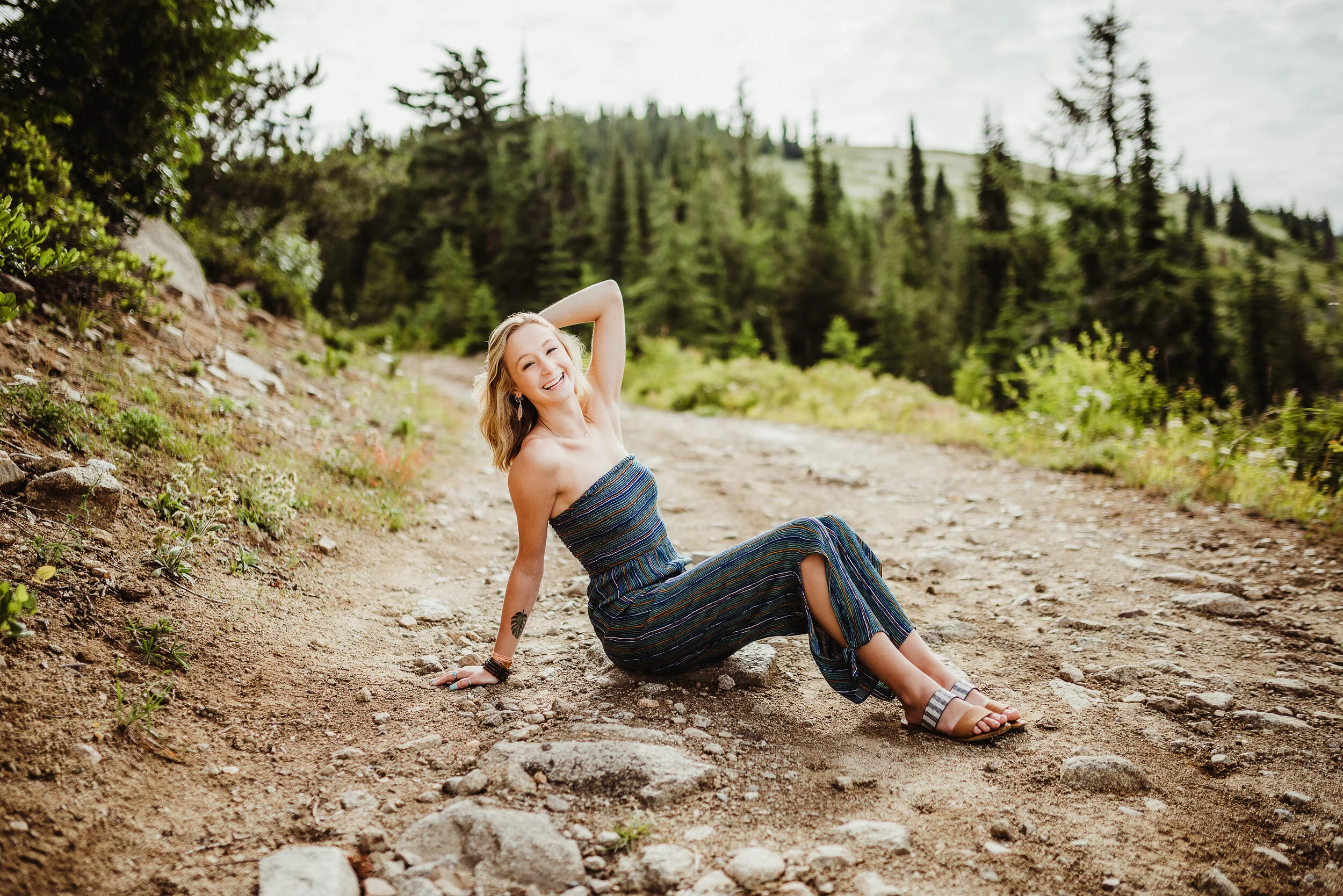 cute hippie portrait session // with quinn zimmerman // tiger pass wa