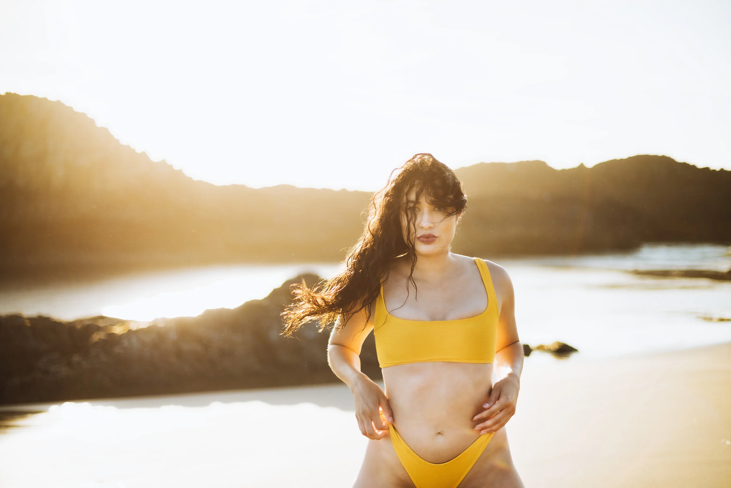 georgie // beach boudoir session // seal rock or