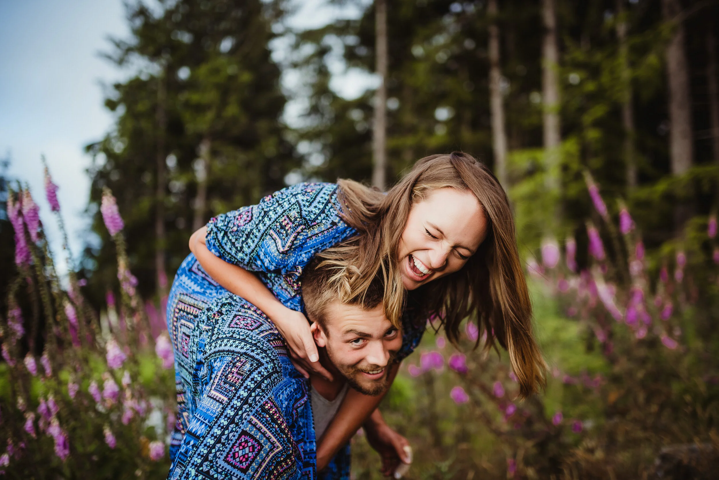 mandi &amp; eli // evening couples session // waldport, or