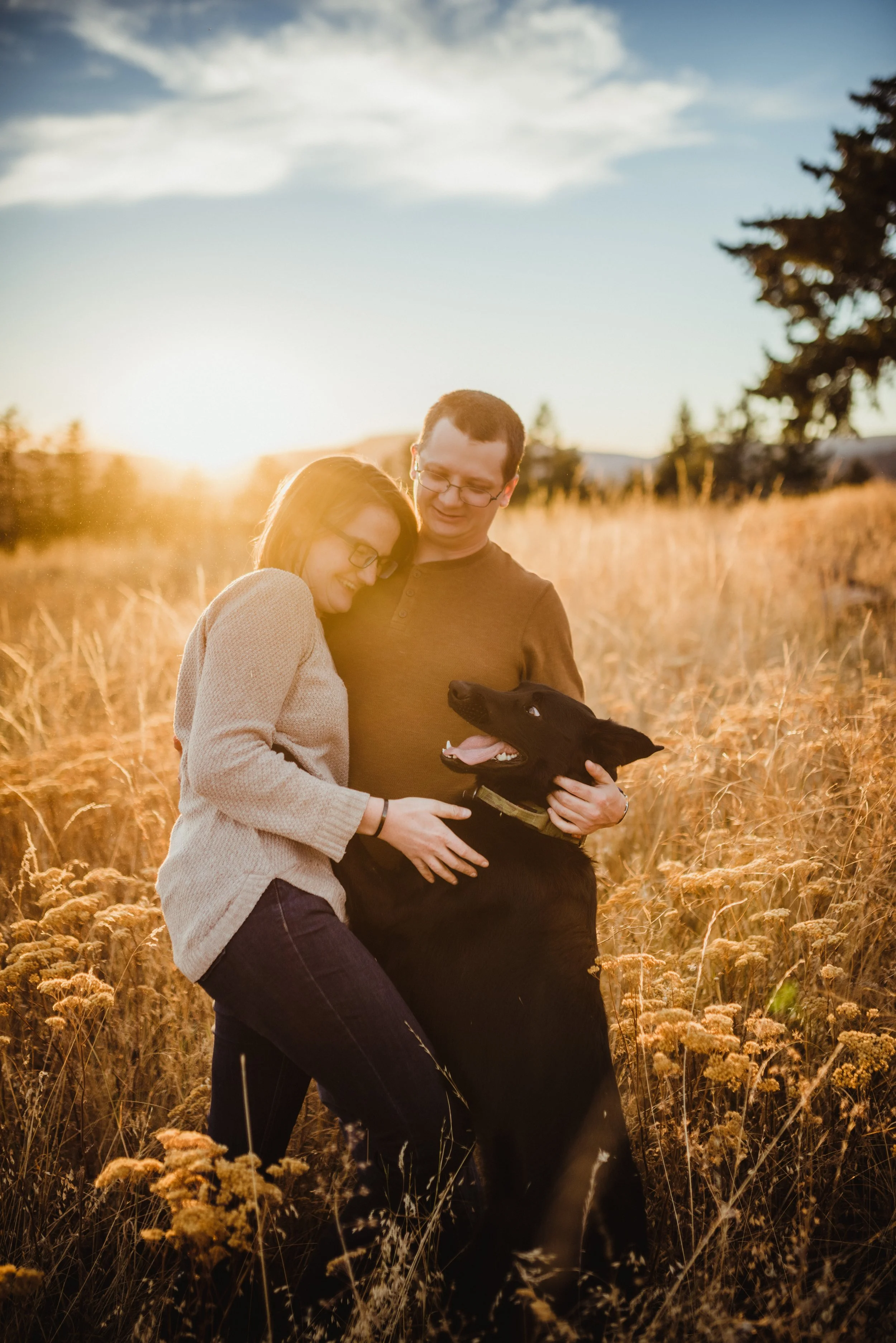 EARLY FALL SUNSET COUPLE SESSION