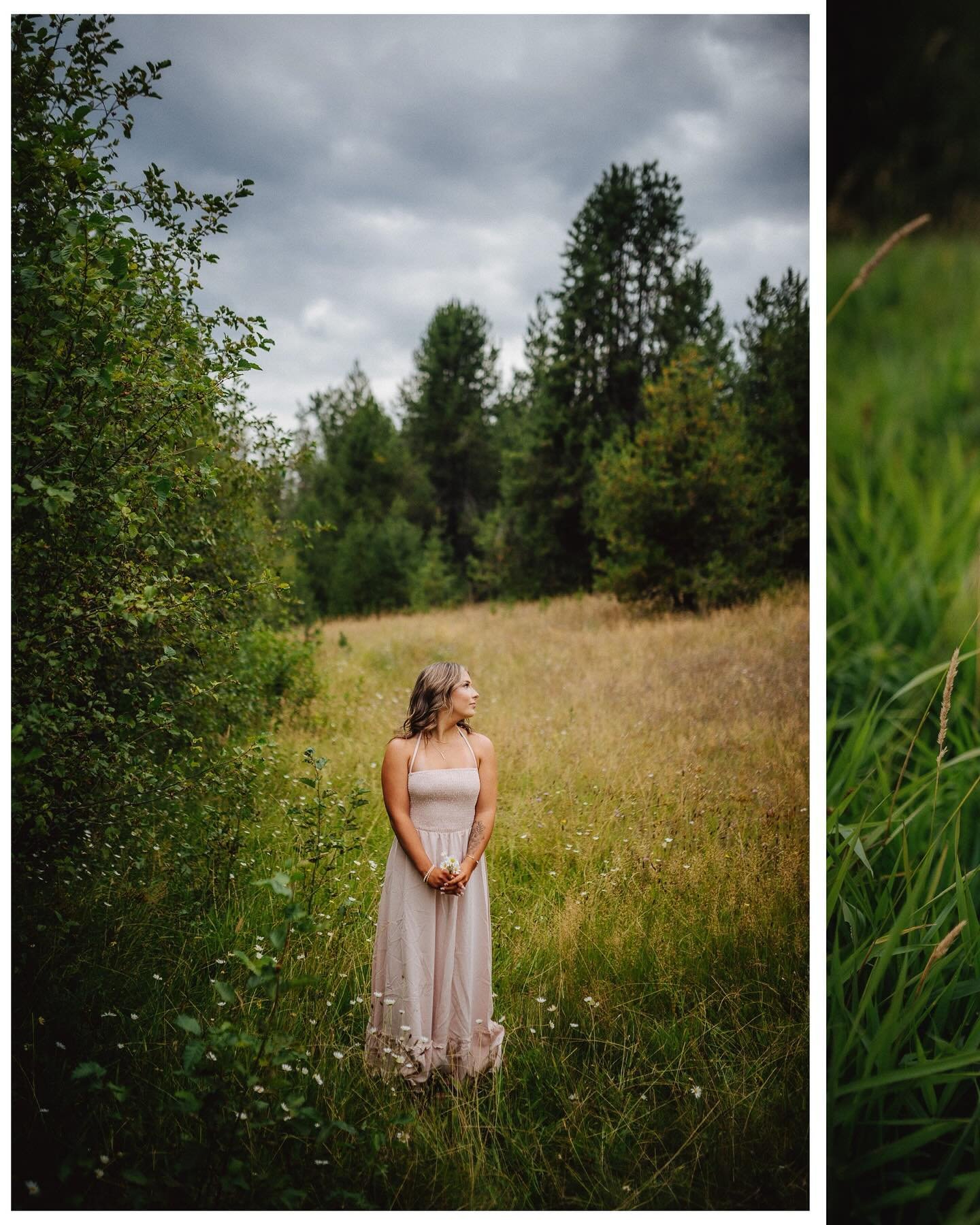 This was such a fun senior session with @alyssapercivall!!! A storm rolled in right as we started and the wind was going crazy - we could even hear trees falling in the woods!! So happy we got to catch these photos before the rain started pouring!!✨