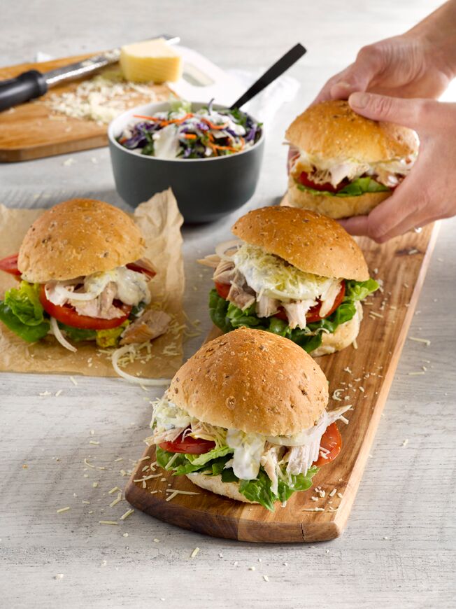 Christmas Leftover Turkey Burgers; Healthy Food Guide NZ