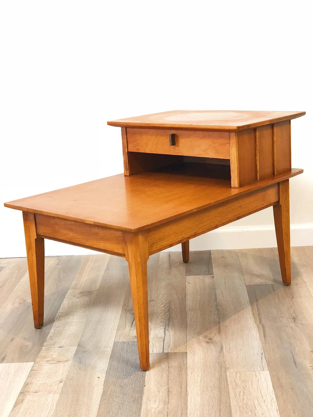 Double Tier Mid Century Side Table Vintagemod Home