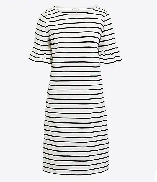 Obviously I have a thing for ruffles. I thought this would be the perfect mom dress for errands/playdates and even transition well to evening for a casual dinner. $16 and it comes in two other color options.