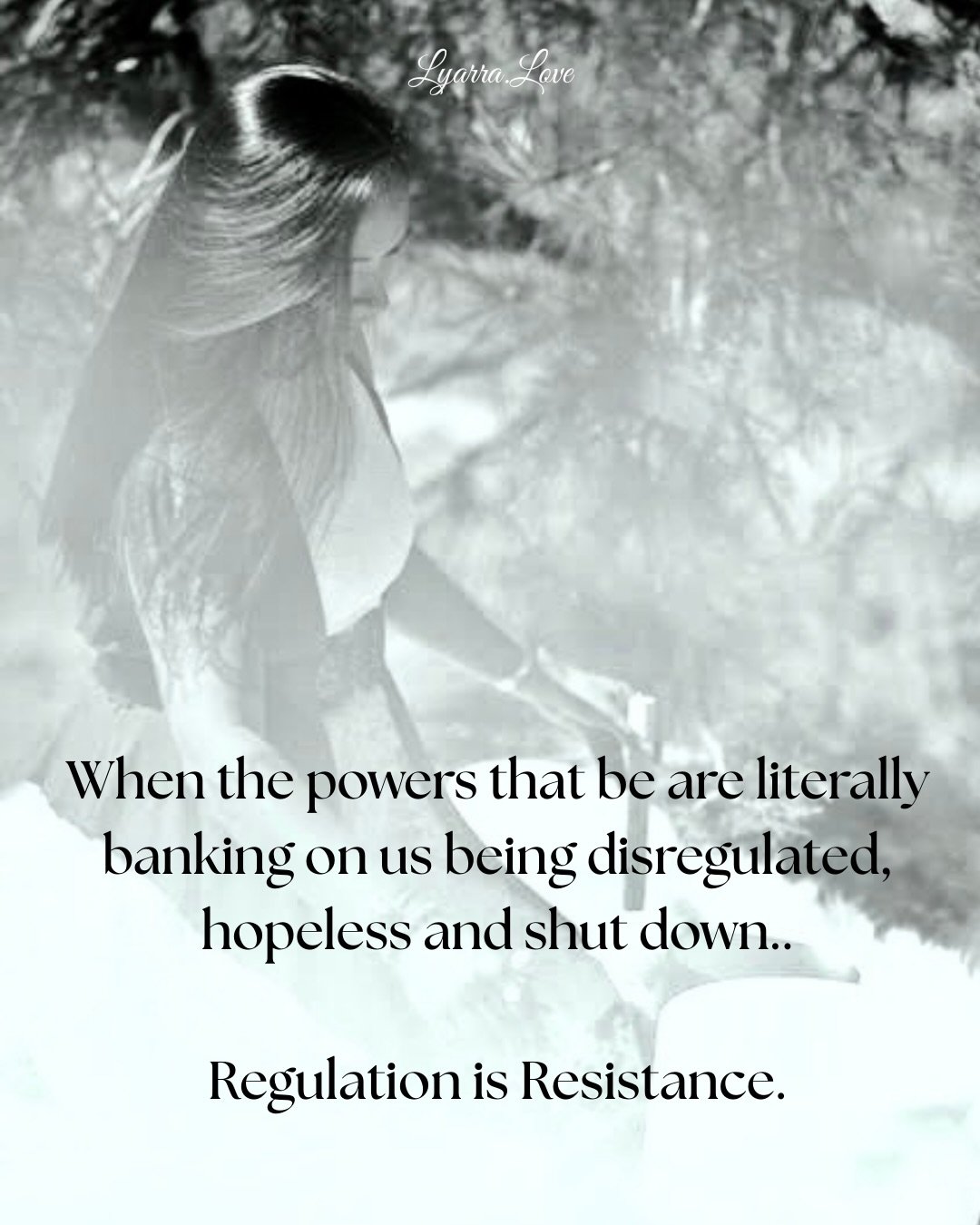 Who's joining me?

#regulationisresistance