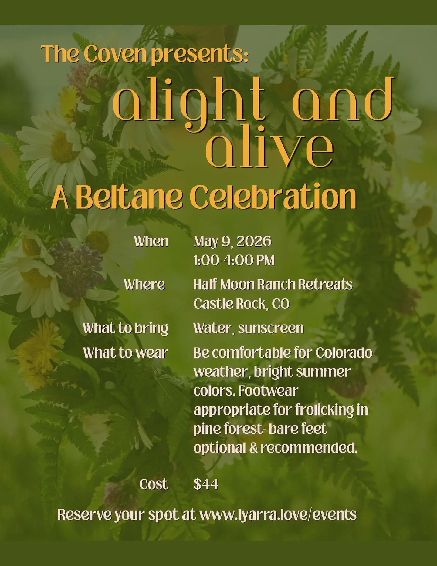 Although it certainly doesn't look much like the start of summer here in Colorado right now.. 😅 we all know tomorrow it will!

That is one of the beauties of this time of year, the Beltane season. 
Even in these higher altitudes, even if the coat of