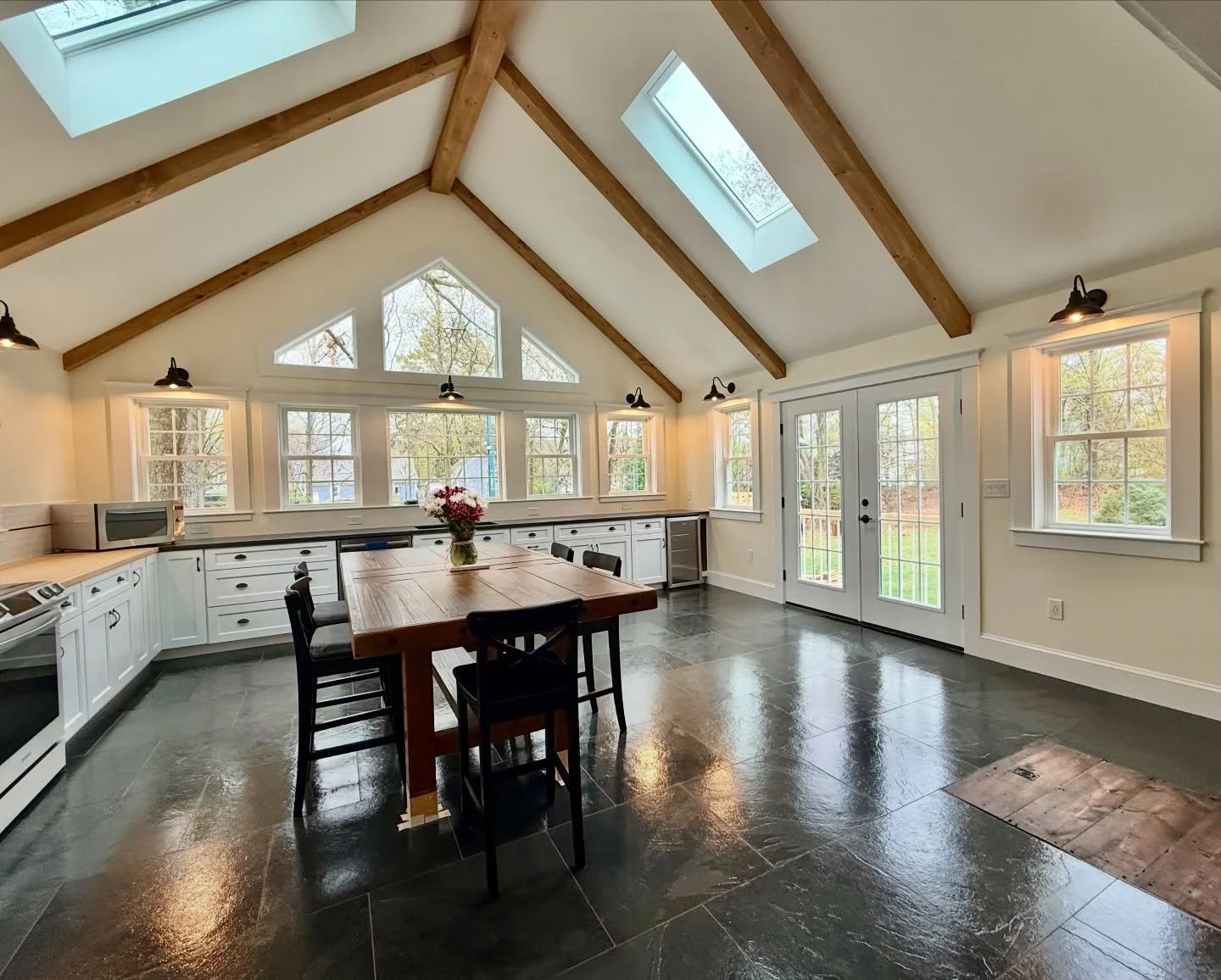 Built to feel like it&rsquo;s always been here.

We replaced a small, outdated kitchen with a space that finally matches the character of this antique Medway home.

A 20&times;20 addition off the living room made it all possible...and even through hi