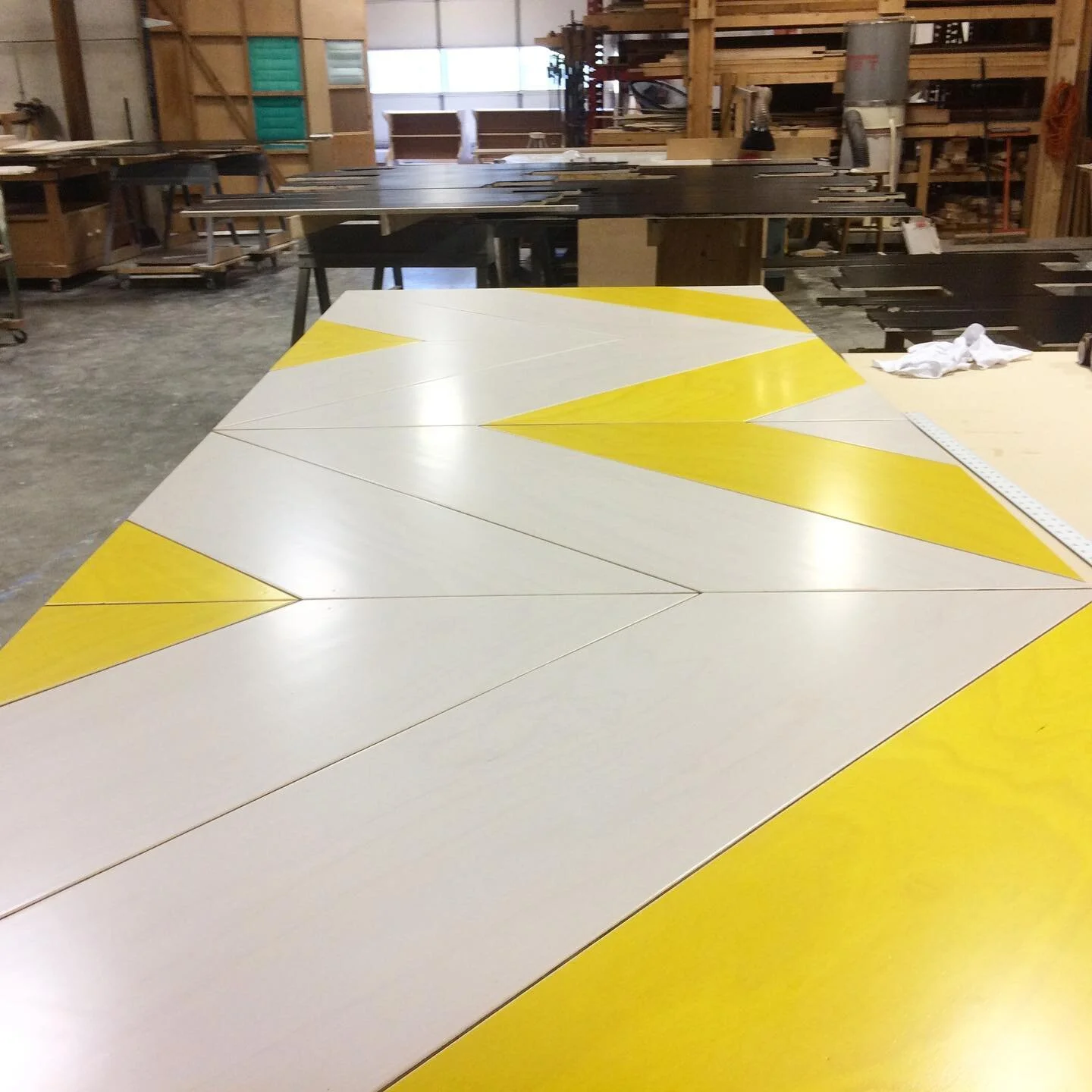 More work in progress for Diego&rsquo;s design/build.  Big panels for bar face.