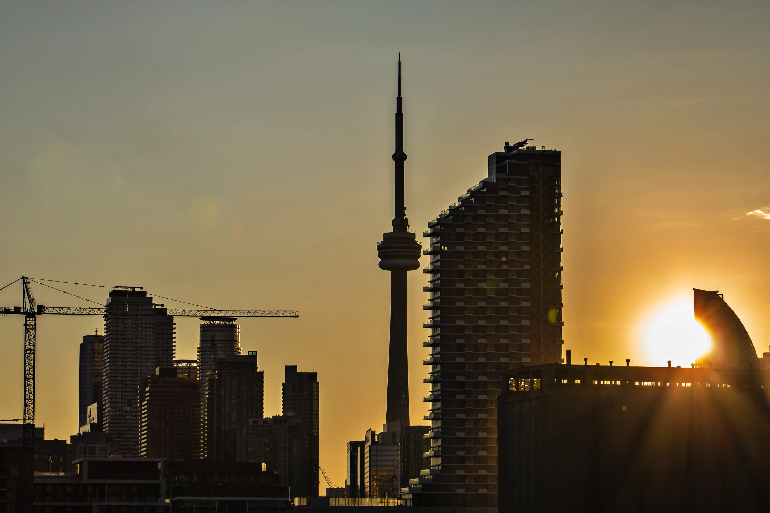 A CN Tower sunset