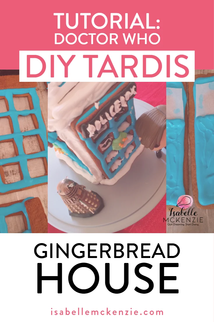 Tutorial: DIY Doctor Who TARDIS Gingerbread House