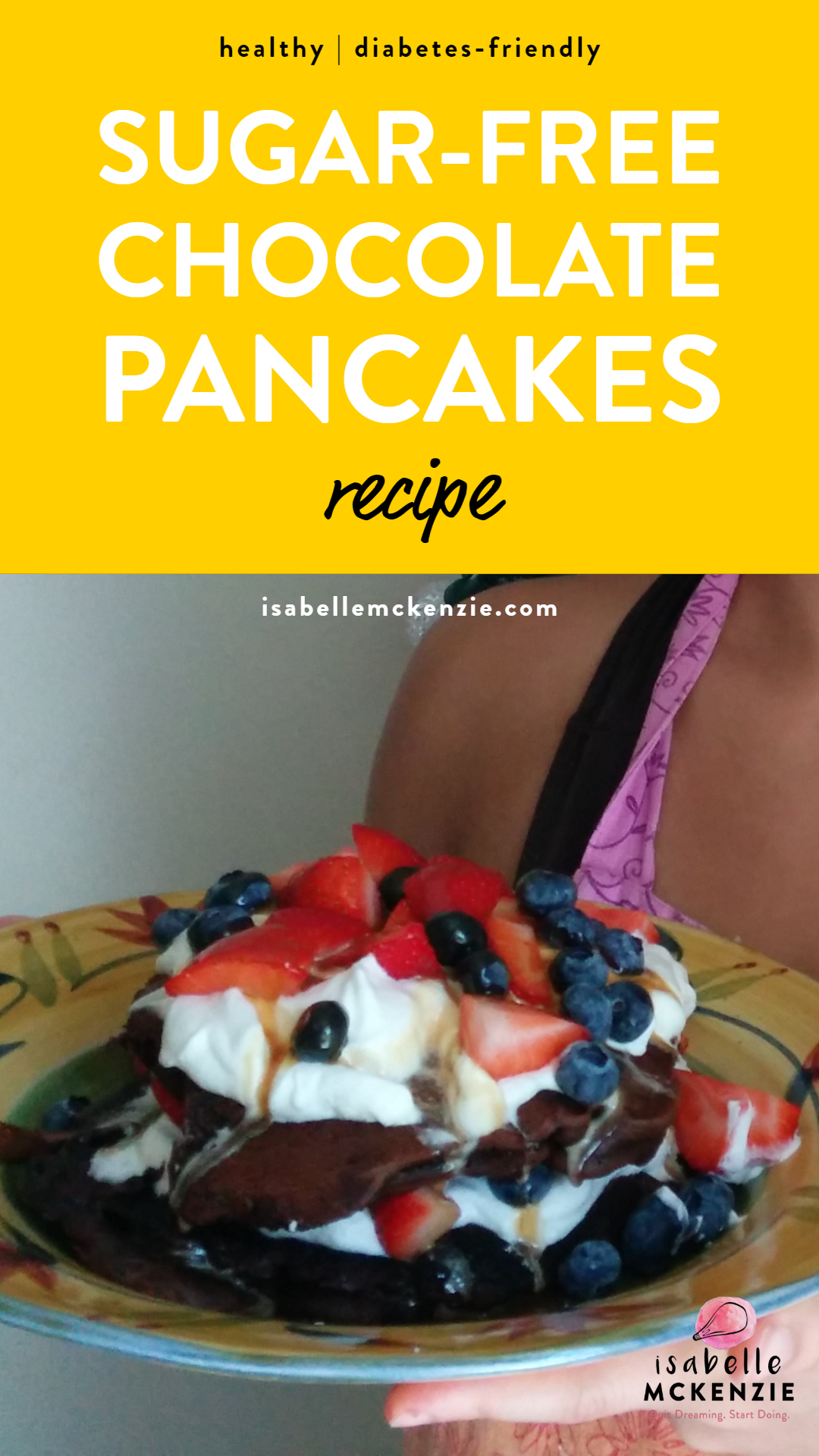 Fudgy SugarFree Chocolate Pancakes Recipe (DiabetesFriendly) — Isabelle McKenzie