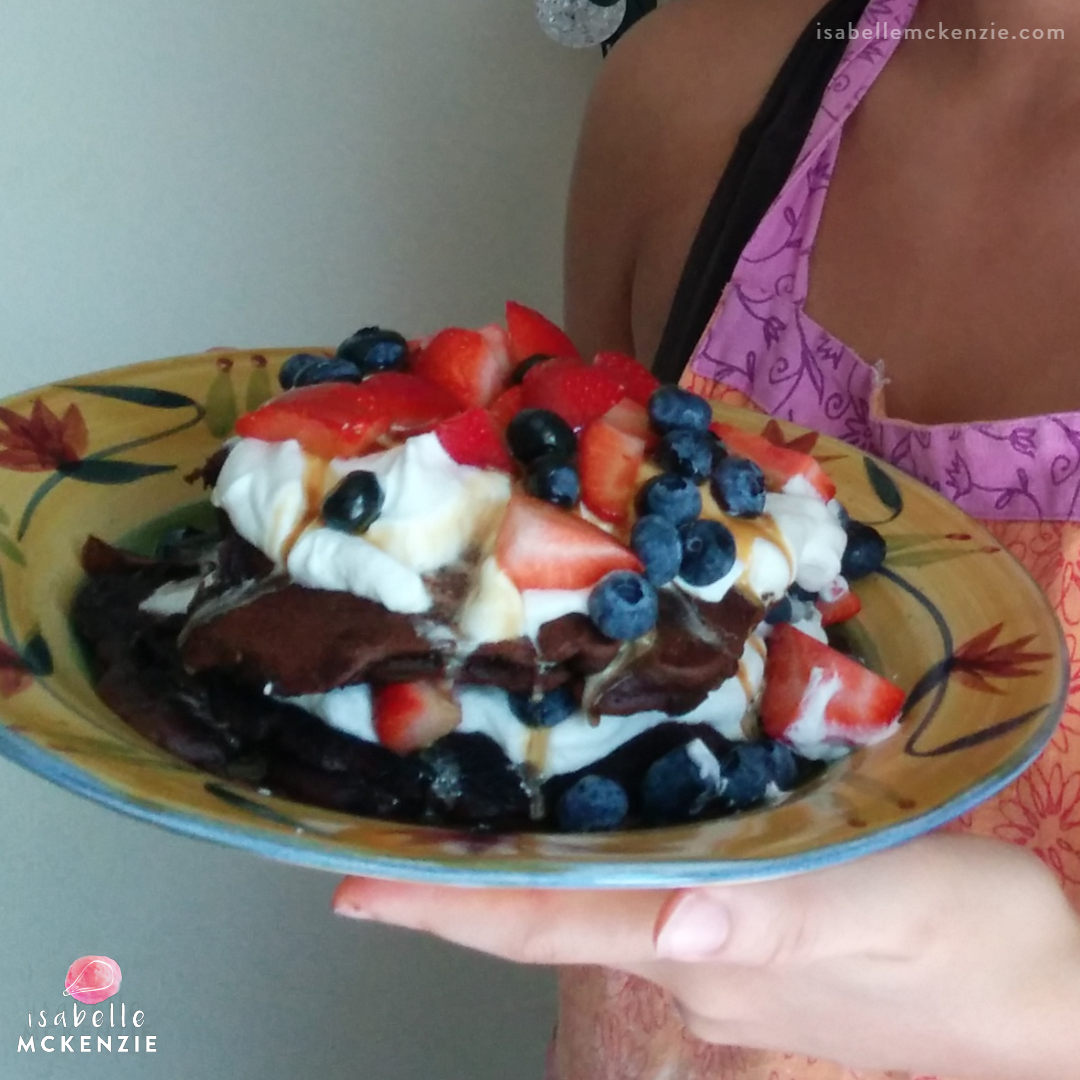 Fudgy Sugar-Free Chocolate Pancakes Recipe (Diabetes-Friendly)