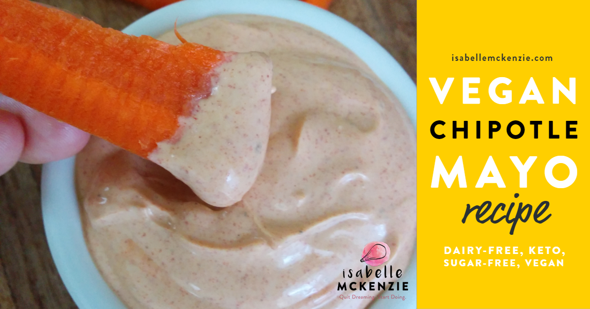 The Best Vegan Chipotle Mayo (SugarFree, Keto, EggFree, GlutenFree