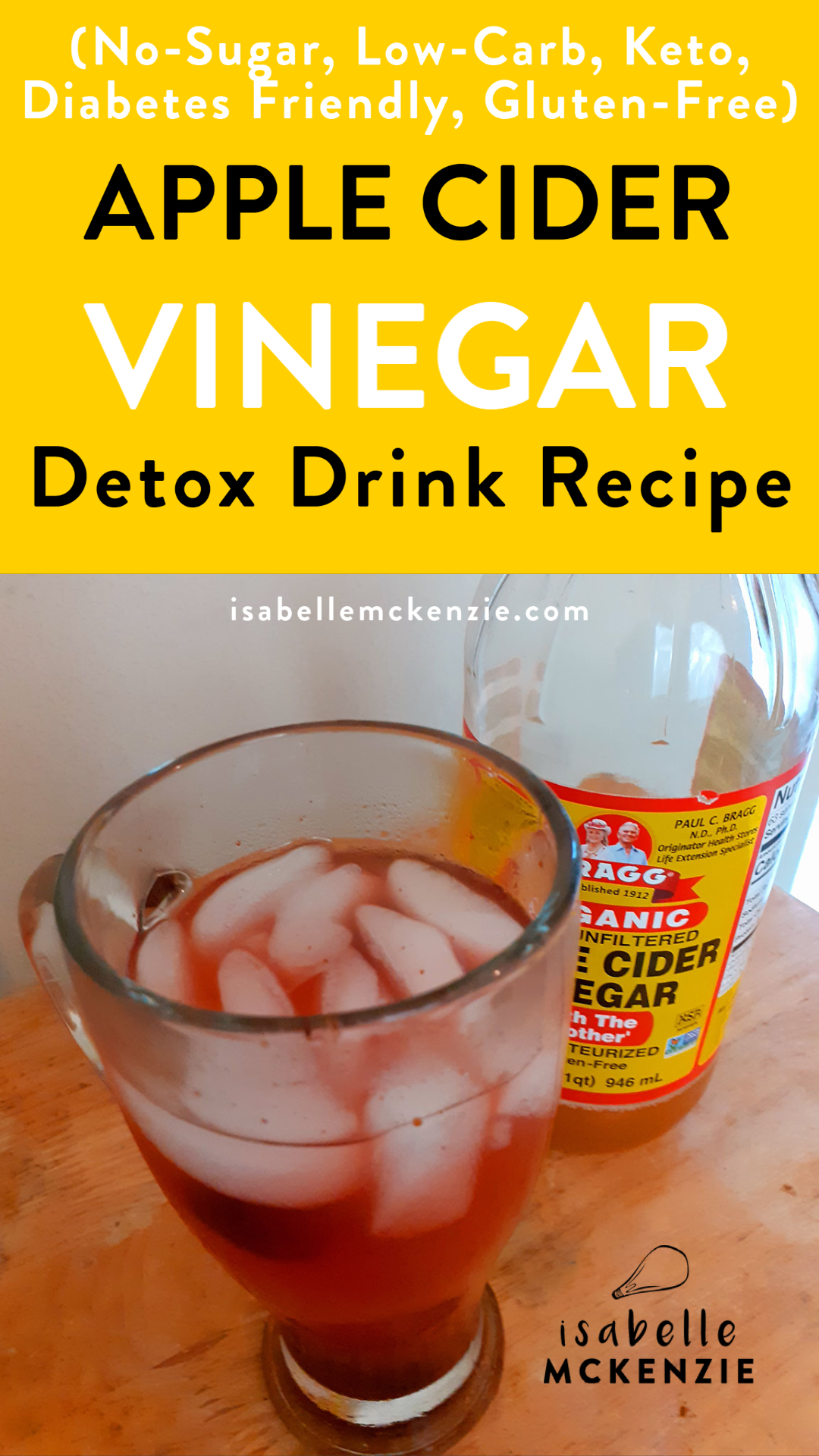 Slimming Sugar Free Apple Cider Vinegar Detox Drink Recipe — Isabelle Mckenzie