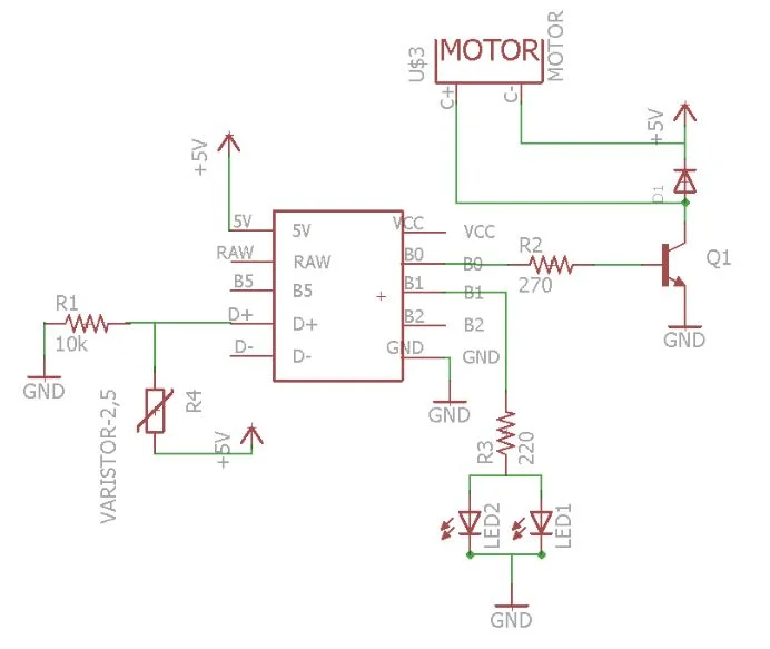 Hypnotizing Wheel Schematic