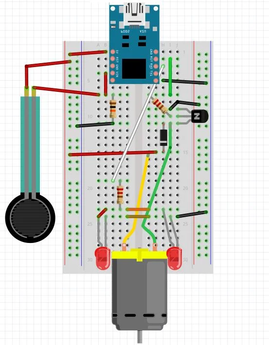 Hypnotizing Wheel Circuit Diagram