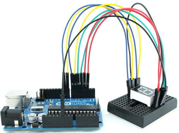 Approximation Adept When How to Program a 7 Segment Display Using Arduino | Jaycon Systems