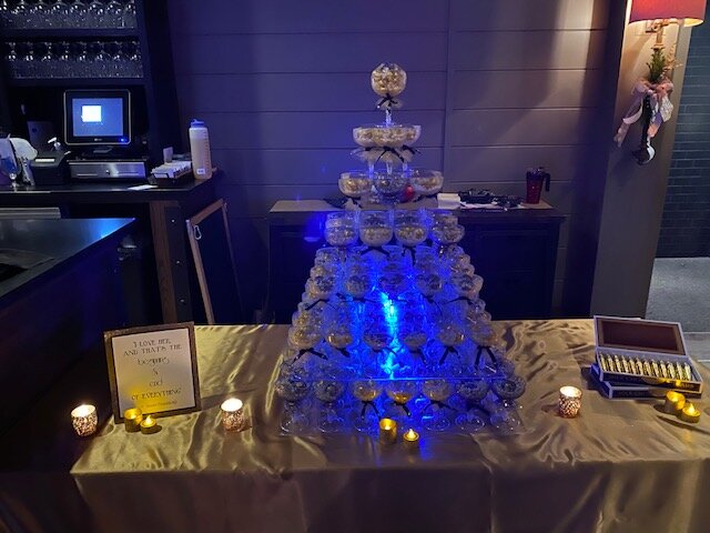 Gold Sparkly Votives
