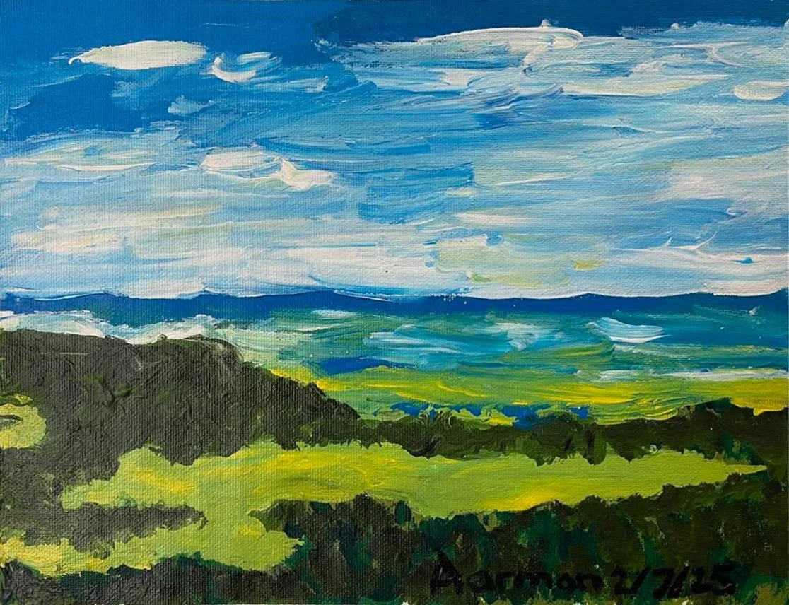 Ocean & Forest Landscape