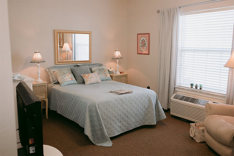 A photo of one of Heritage Assisted Living's rooms.