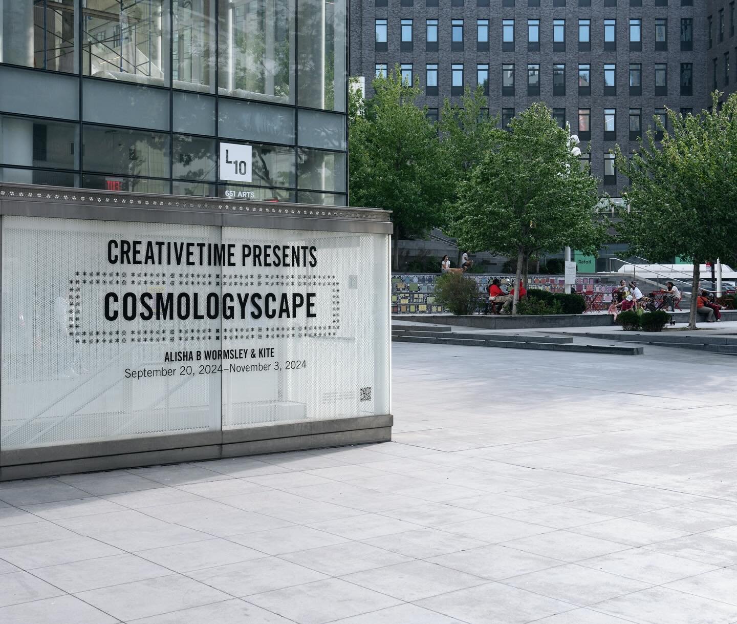 Cosmologyscape&nbsp;is an invitation to the public to dream. 💭 Created by artists Kite and Alisha B Wormsley, and selected in&nbsp;Creative Time&rsquo;s 2022 Open Call. 

Now through November 3rd at The Plaza at 300 Ashland in Brooklyn!

📷: Parker 
