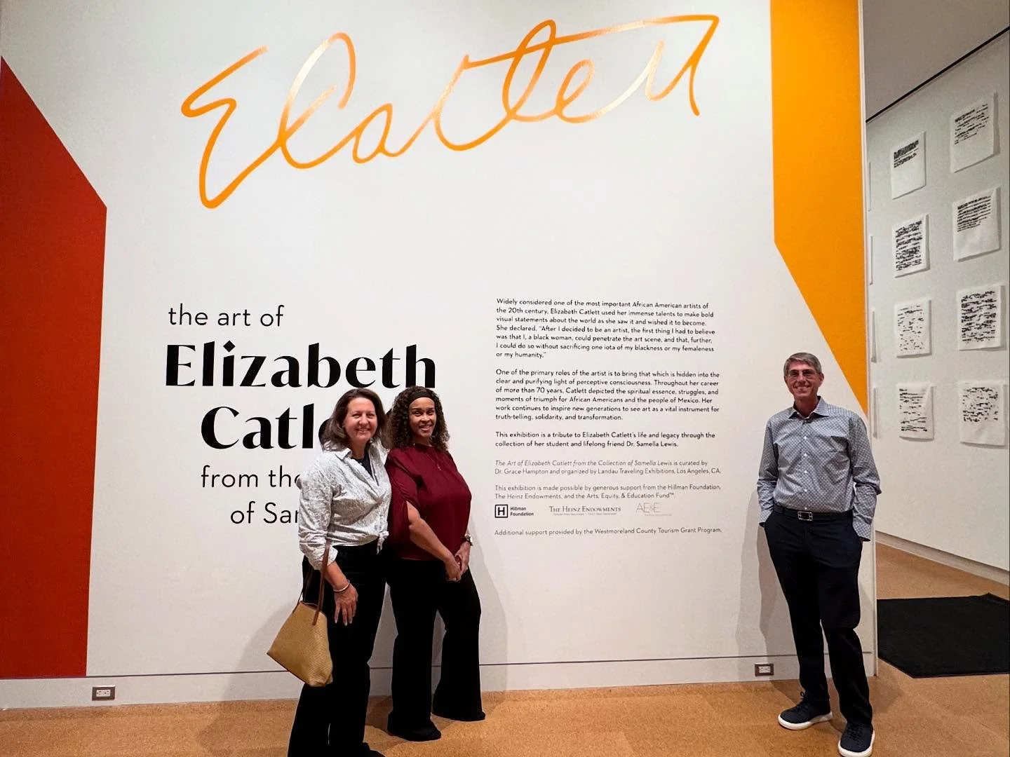 Last weekend, our team enjoyed The Art of Elizabeth Catlett from the Collection of Samella Lewis! This incredible exhibition is open now at the @westmorelandmuseum through January 4, 2026.

Also spotted during our visit: Thad Mosley and guest curator