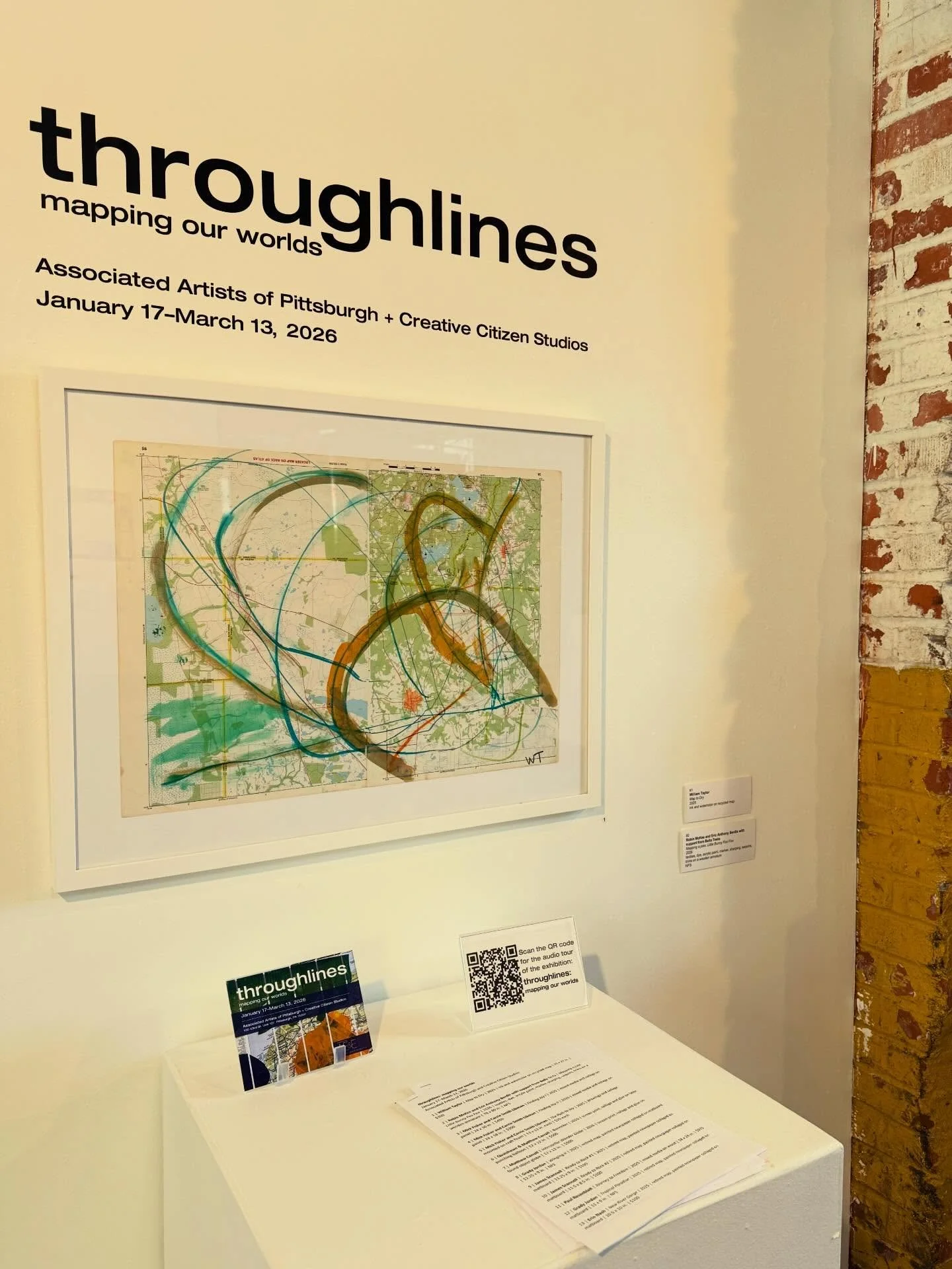 Another incredible year of collaboration between @aap_pgh and @creativecitizenstudios 🙌

throughlines features work from both AAP and CCS artists and is open now through March 13, 2026 at AAP&rsquo;s Lawrenceville Exhibition Space, Weds-Fri 11am-6pm