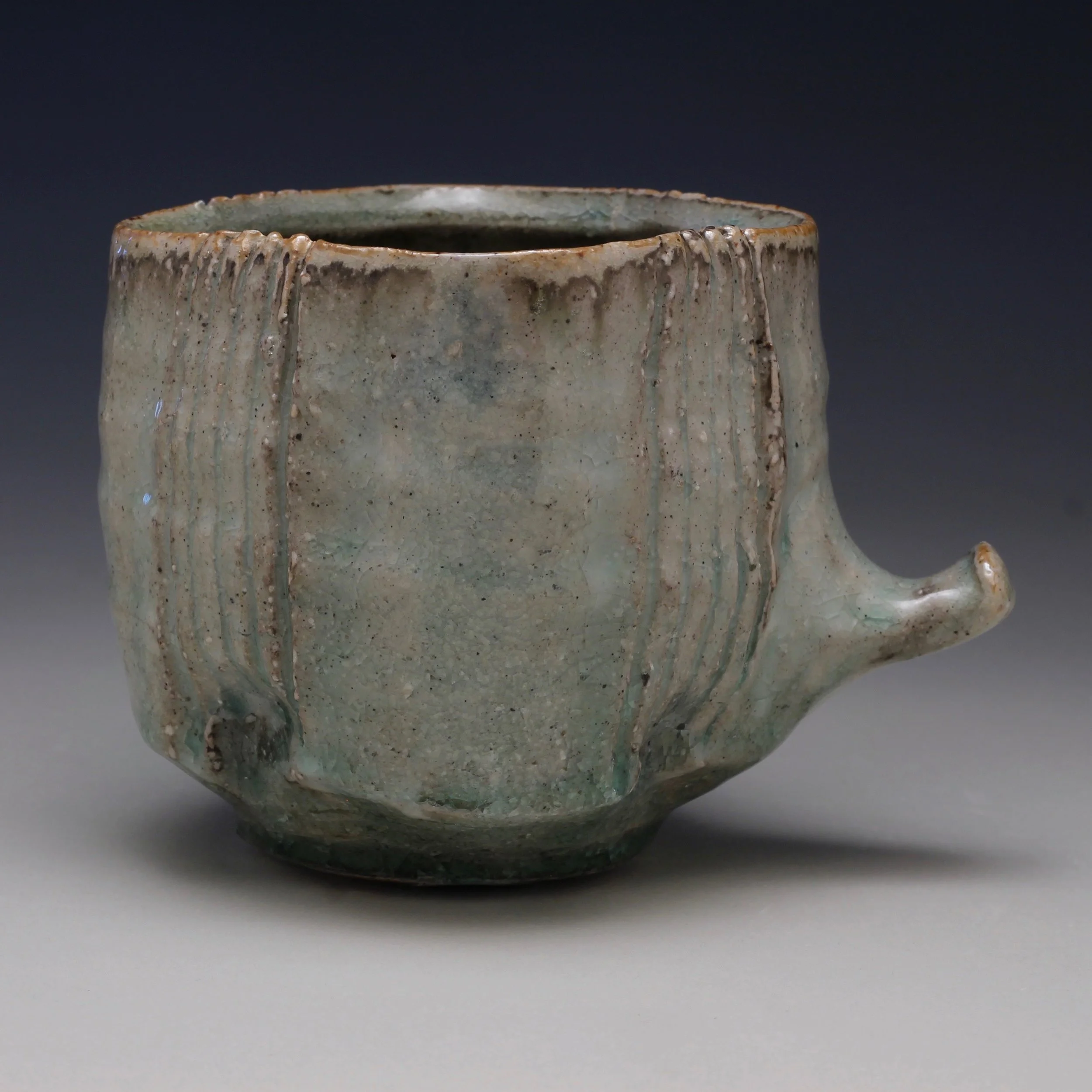 Blue Handled Cup