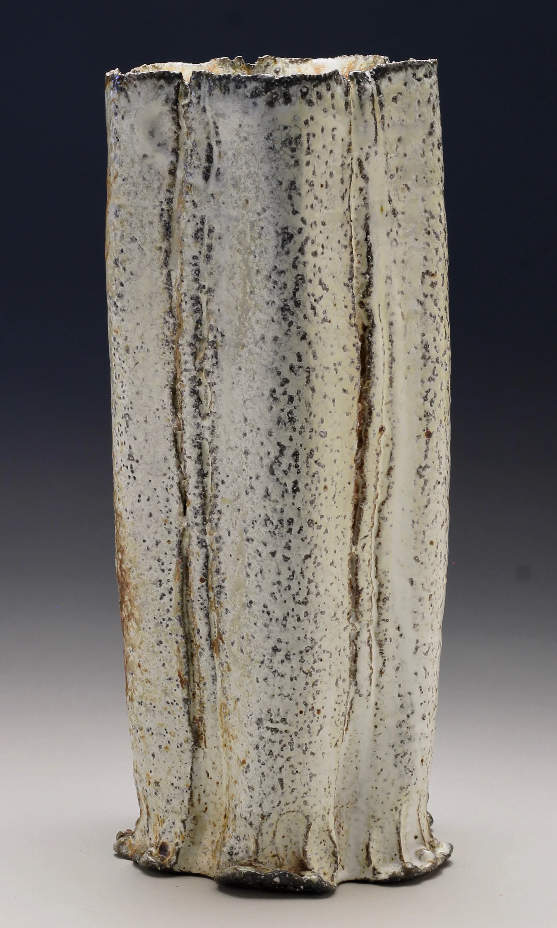 White Salt Vase