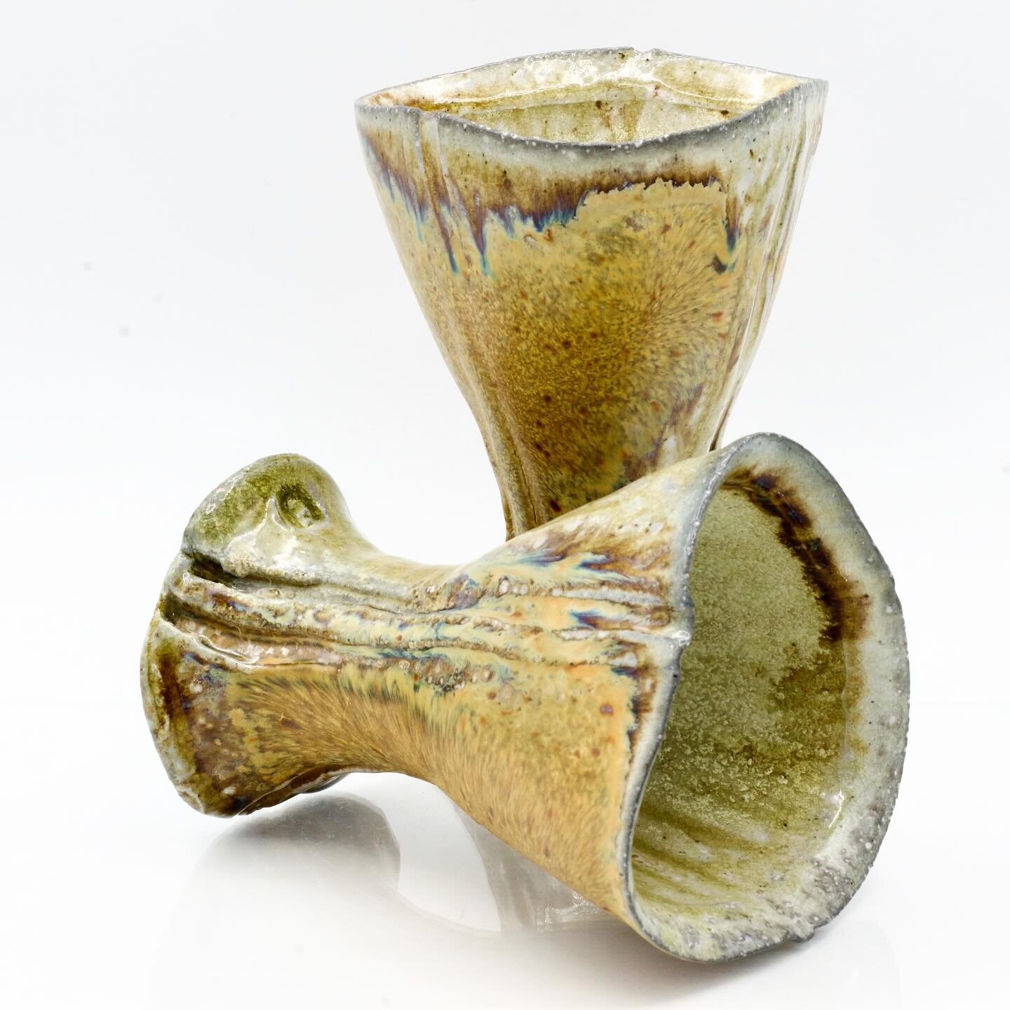 I&rsquo;m happy to announce that &ldquo;Pair of Goblets&rdquo; &amp; &ldquo;Blue Cup &amp; Saucer&rdquo; were accepted into @savannahclaycommunity SIP: A Ceramic Cup Show! 
Thank you to the juror, @jenallenceramics for including my work and a big con