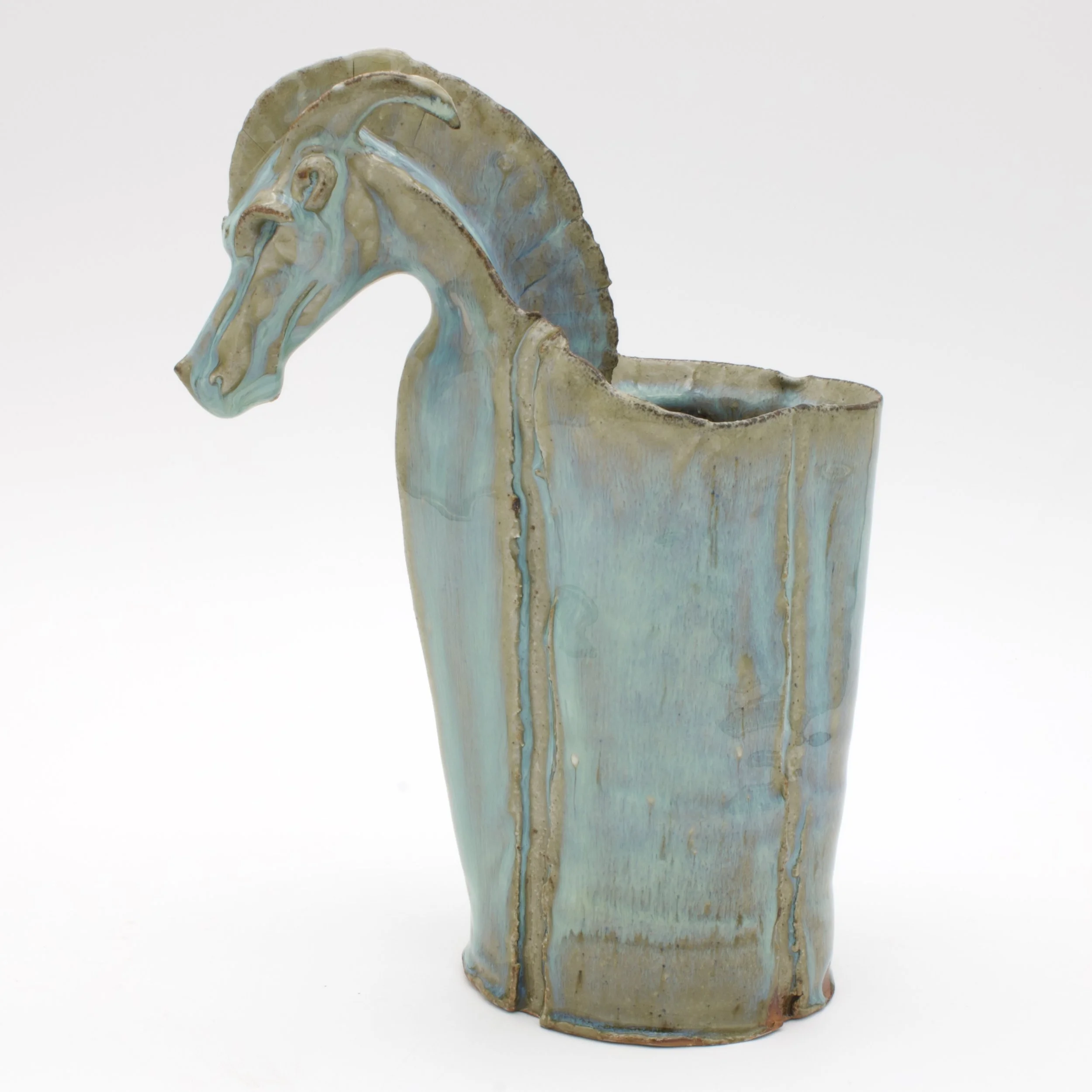 Blue Dragon-headed Tiki Mug