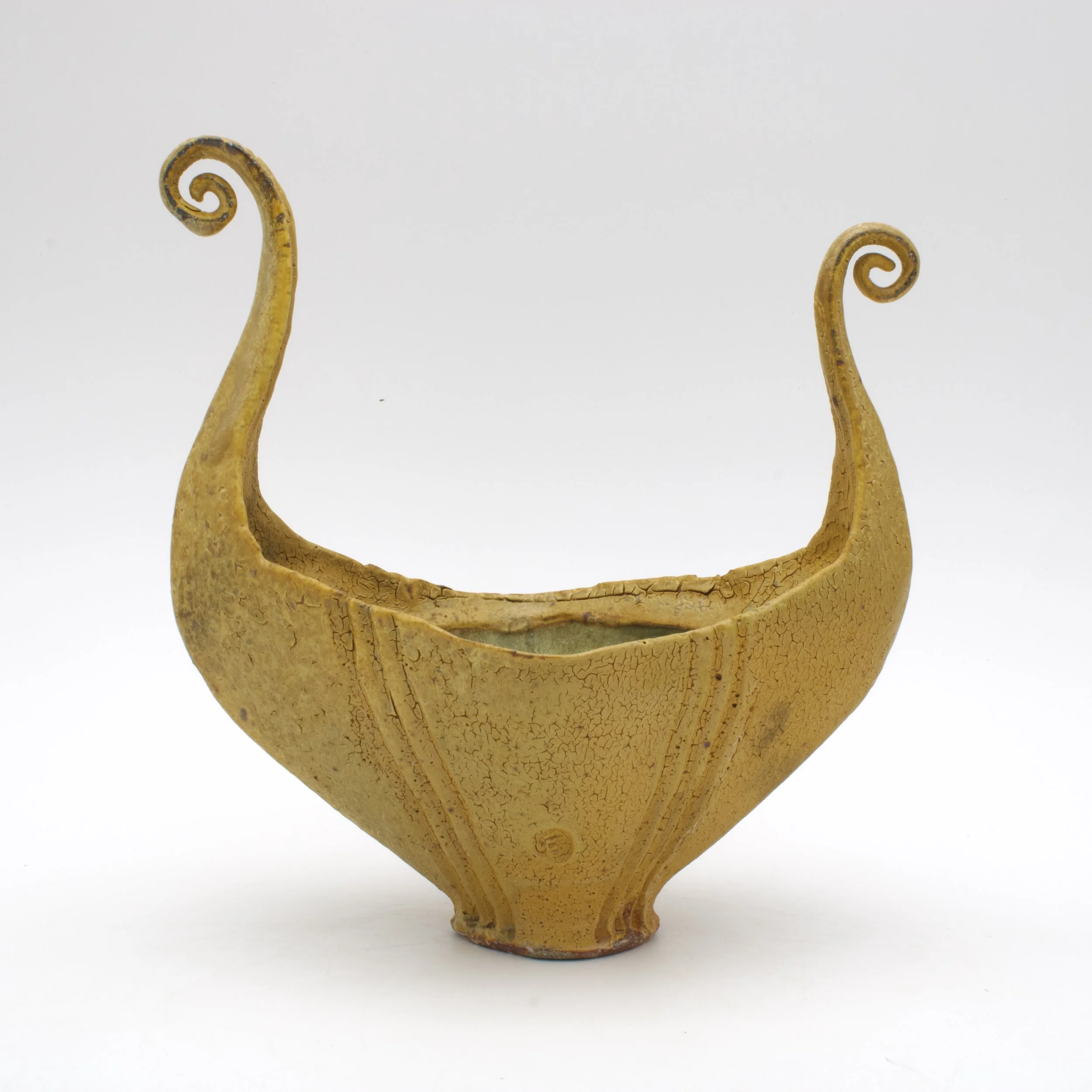 Yellow Spiral Ale Bowl 