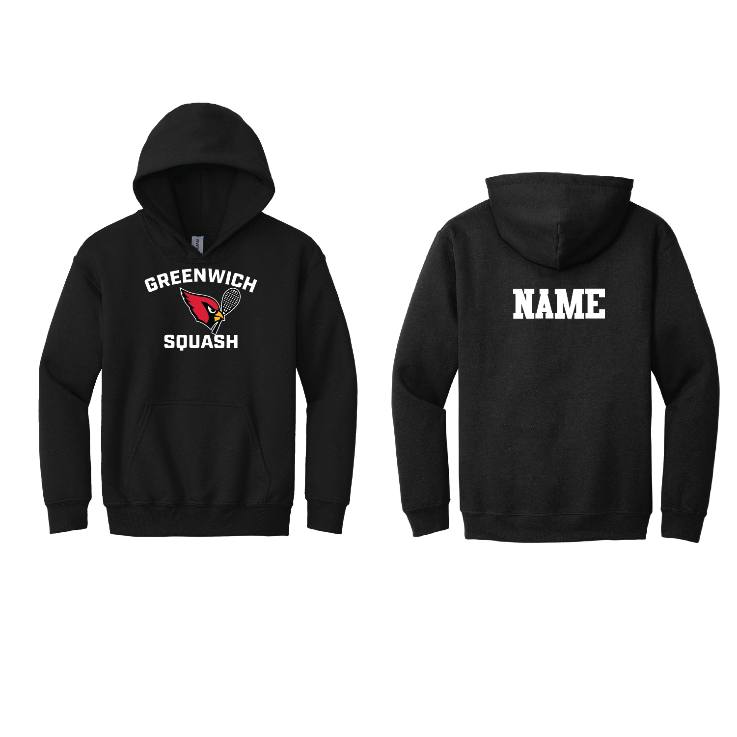 Greenwich Squash - Full Front Hoodie